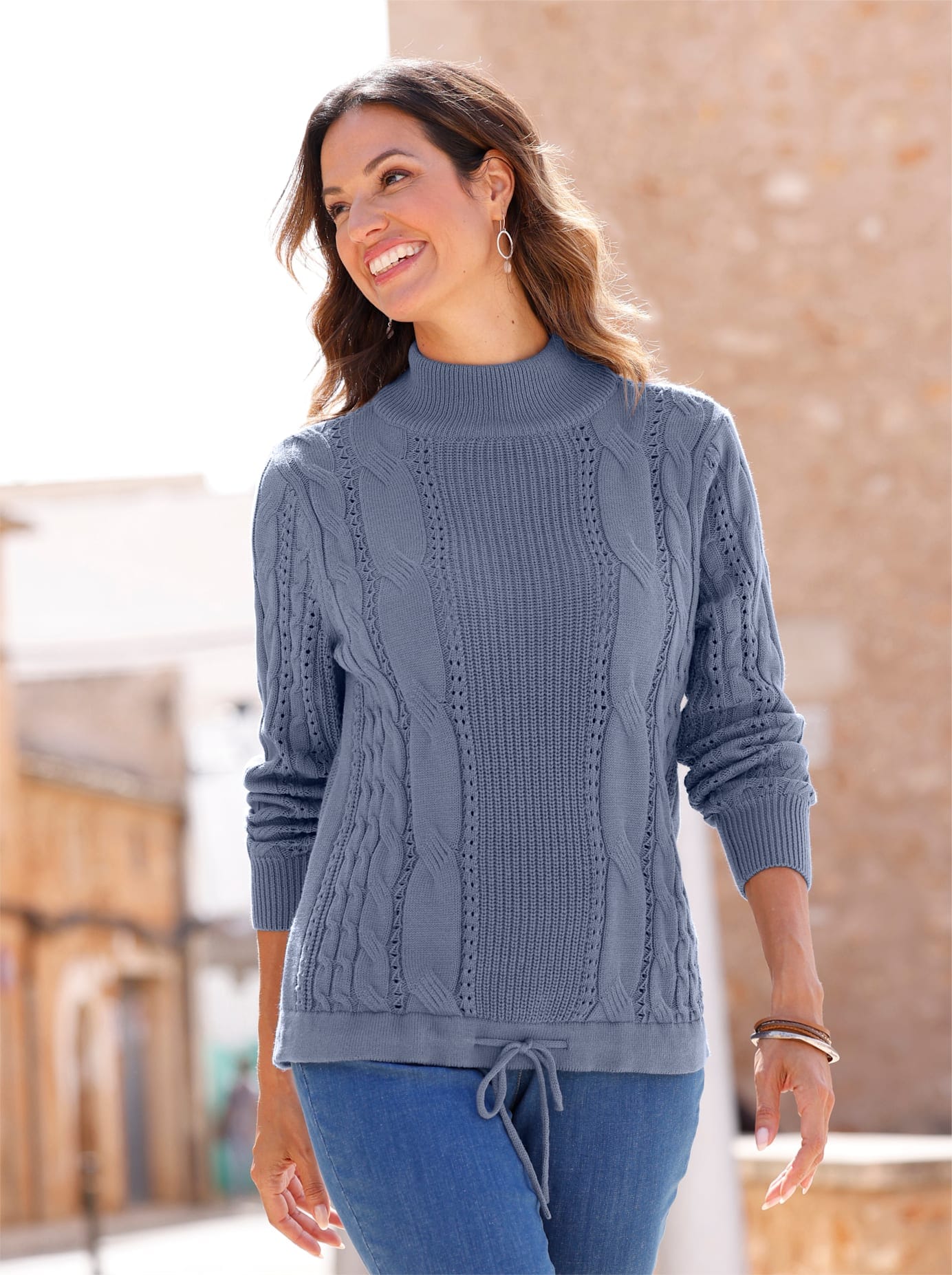 Inspirationen Stehkragenpullover »Stehkragen-Pullover«