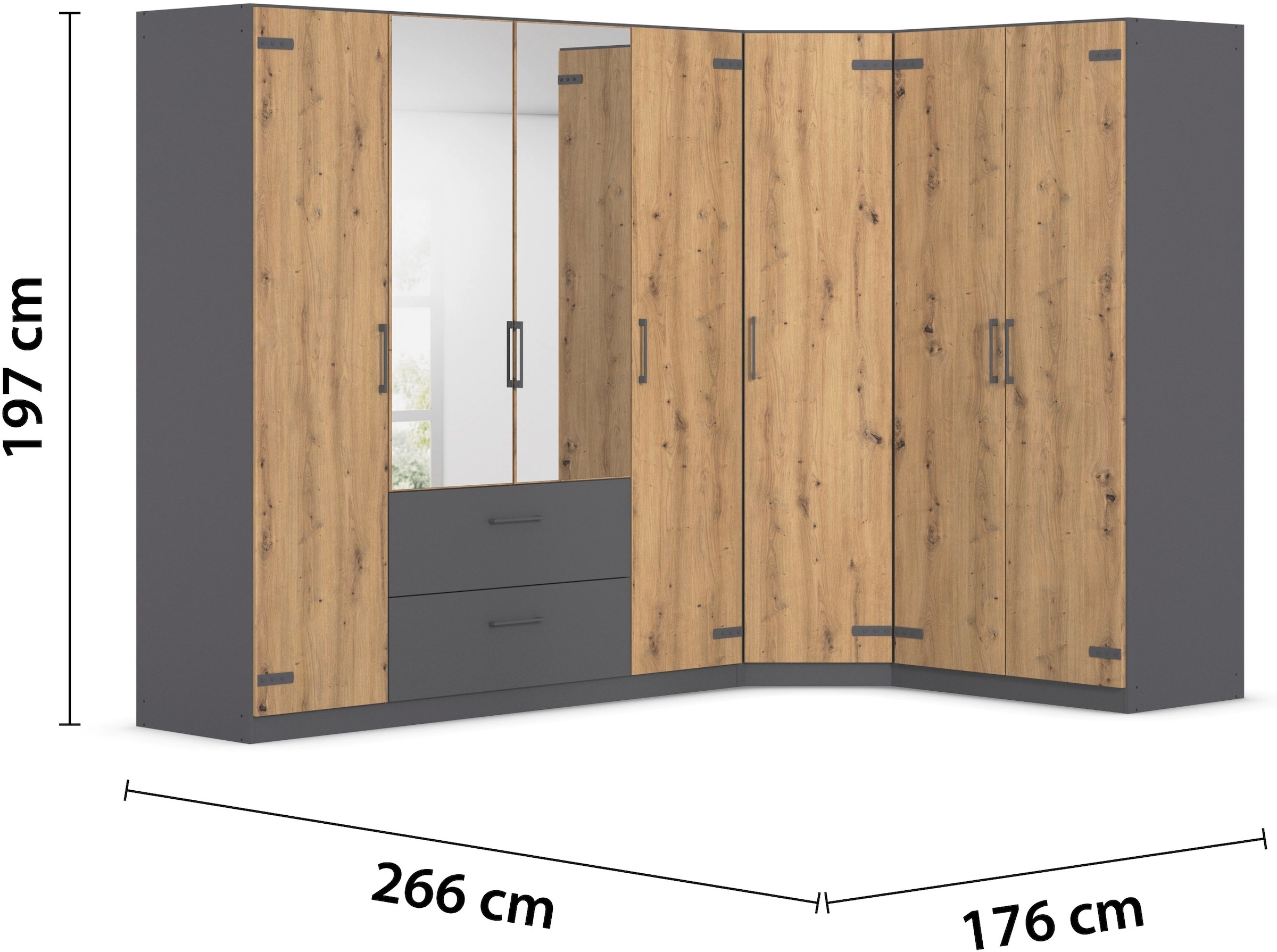 rauch Schrank-Set »Holmes«