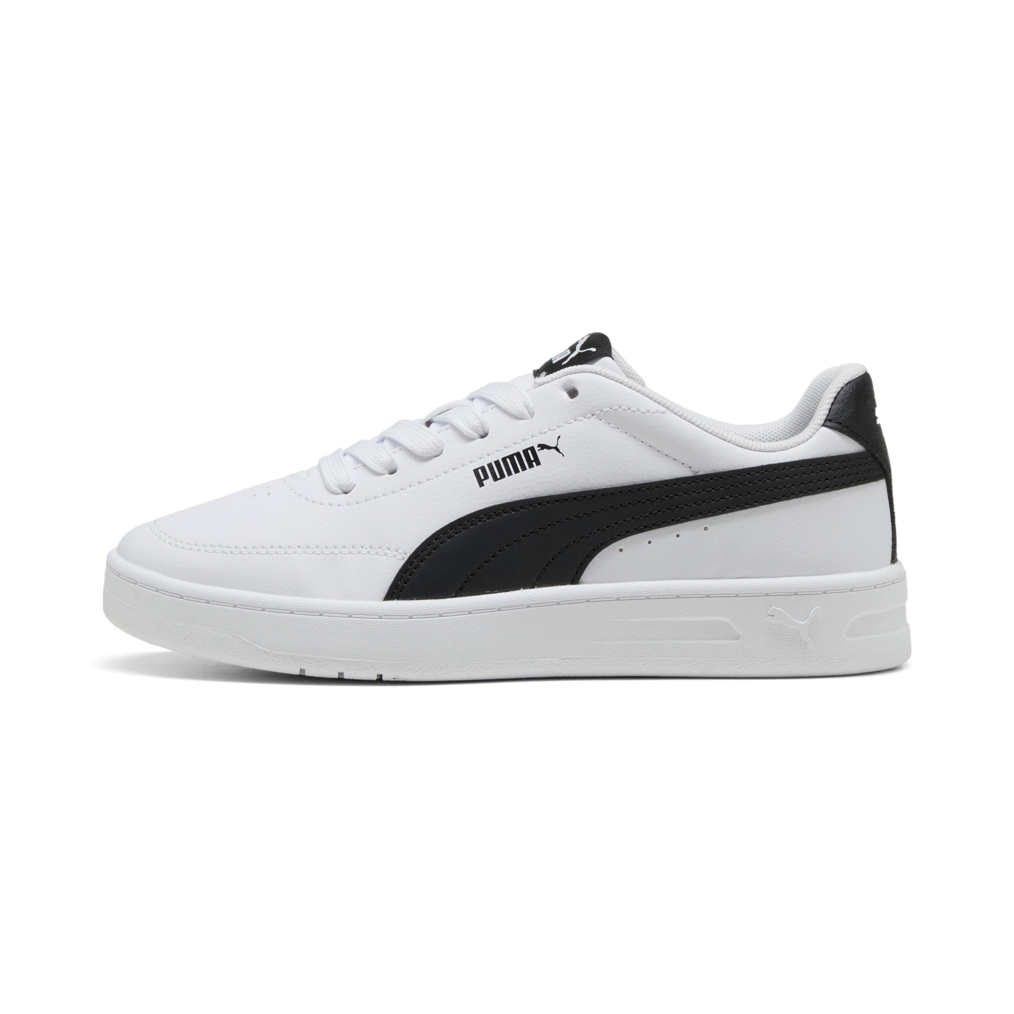PUMA Sneaker »COURT CLASSIC CLEAN JR«  mit Gummilaufsohle, mit leichtem Profil, Obermaterial aus Synthetik