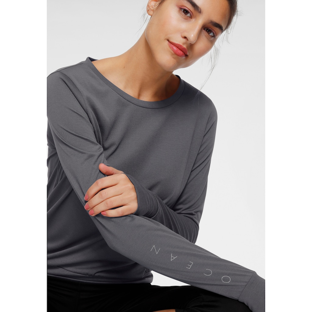 Ocean Sportswear Langarmshirt »Soulwear - Yoga & Relax Shirt - Loose Fit«, mit Daumenlöchern