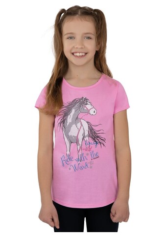 T-Shirt »TRIGEMA T-Shirt mit Pferd«, (1 tlg.)