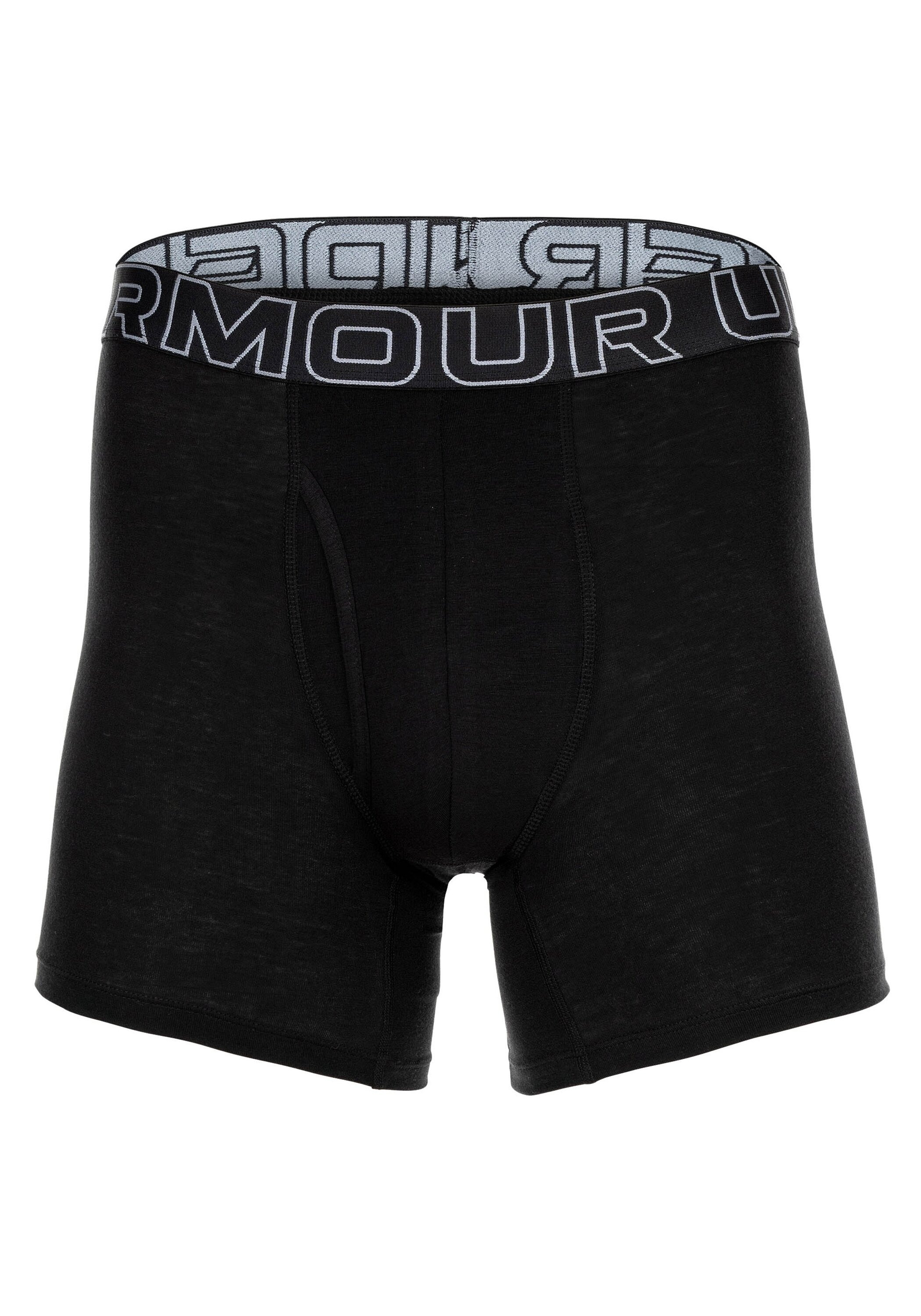 Under Armour® Boxershorts »Boxershort UA PERFORMANCE COTTON - SOLID 6 IN 3PK 3er Pack«