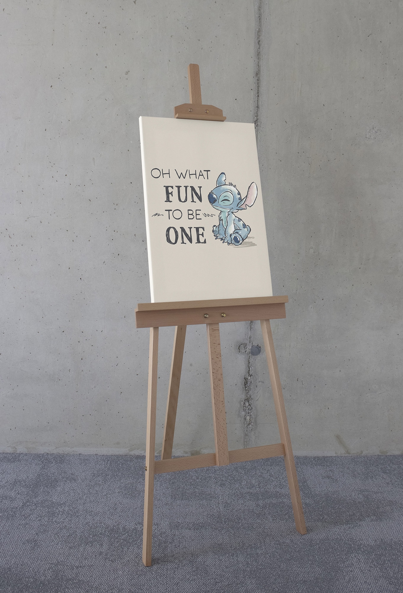 Komar Leinwandbild »Disney Lilo and Stitch Oh What Fun«, Disney, (1 St.), 40 x 60 cm (Breite x Höhe) - Kinderzimmer, Dekoration