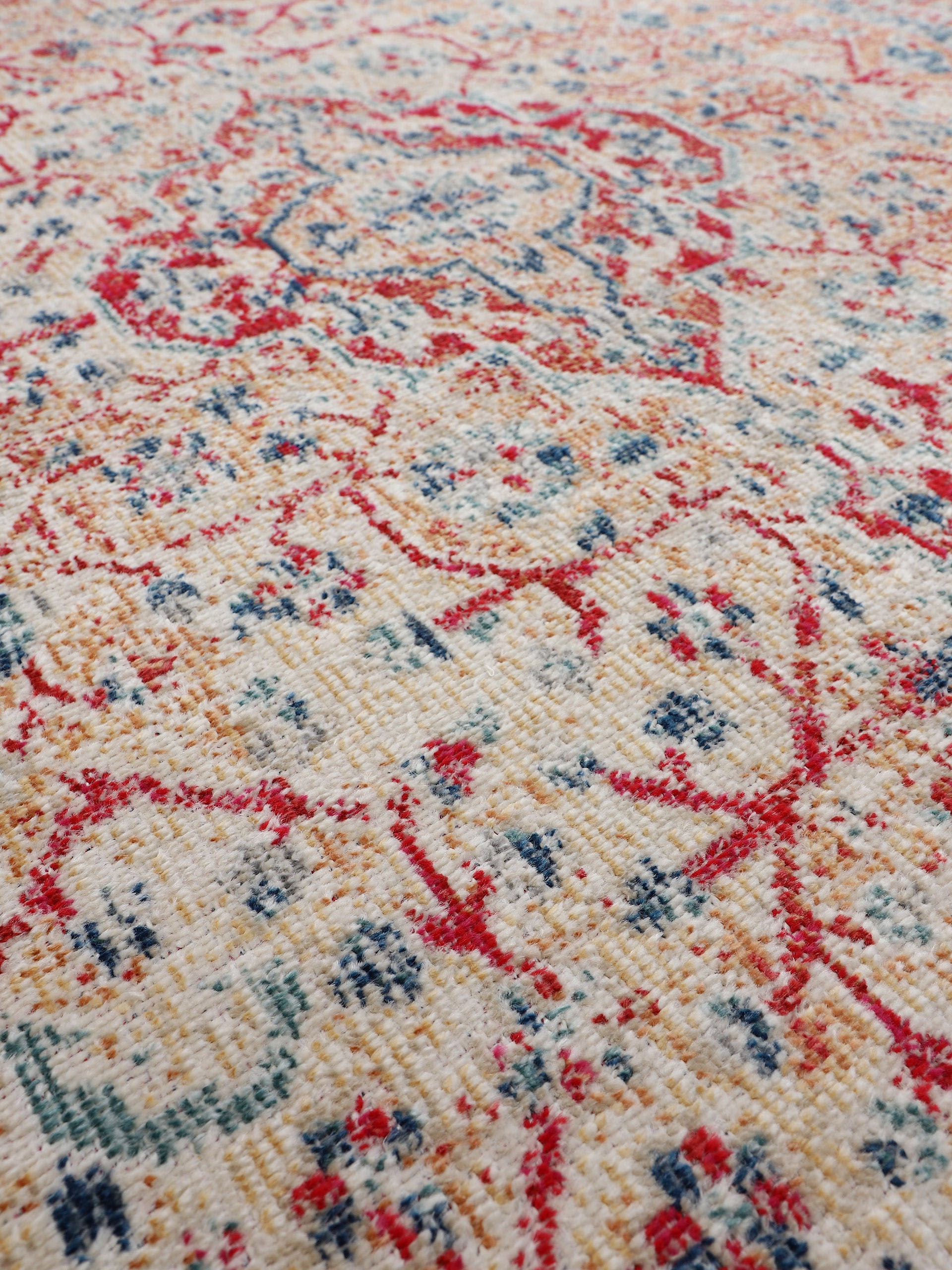 carpetfine Teppich »Noah_2« rechteckig 3 mm Höhe Orient Vintage Look, Wohnzimmer