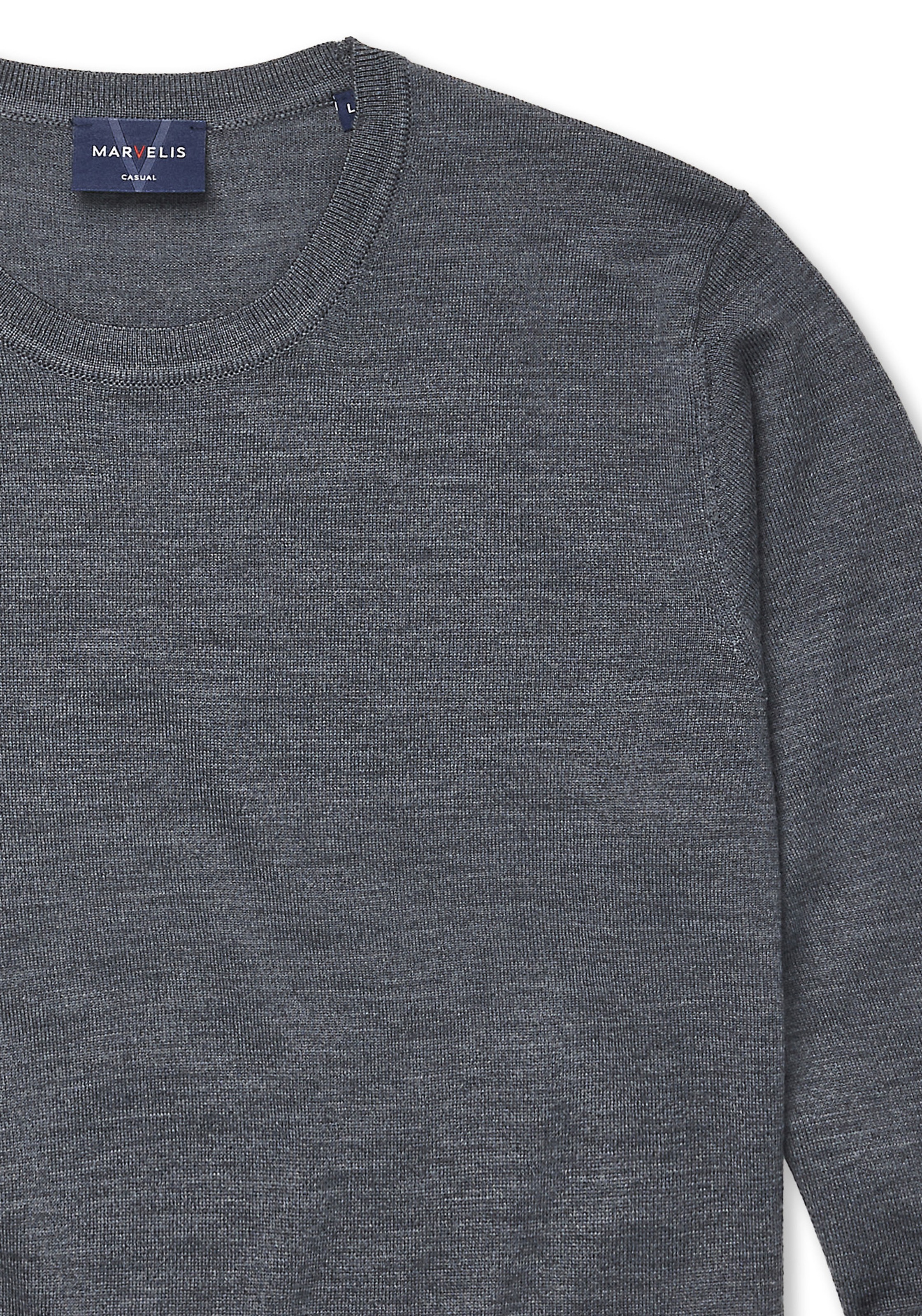 MARVELIS Rundhalspullover