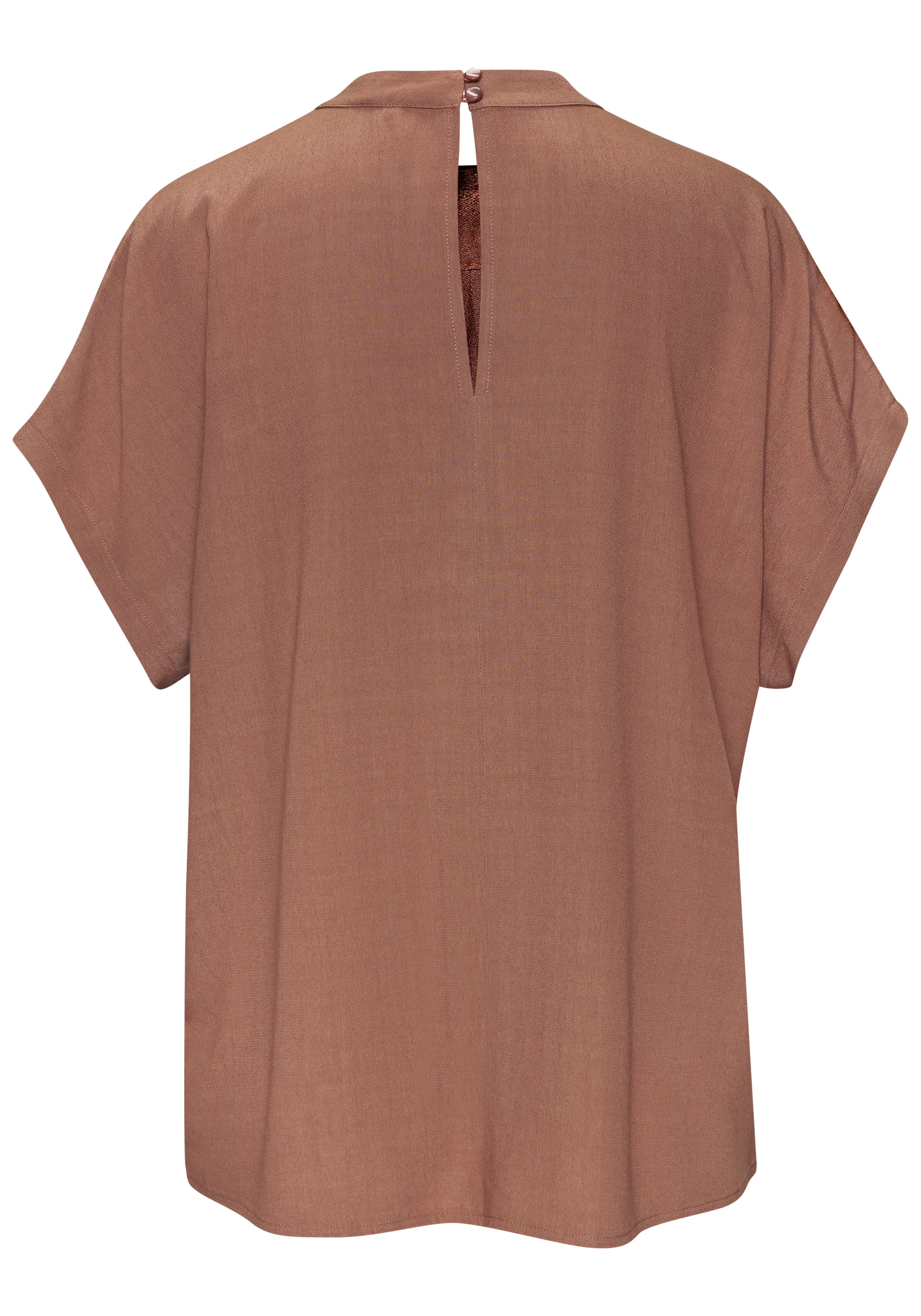 LASCANA Kurzarmbluse, in lockerer Passform, Damenbluse, sportlich elegant