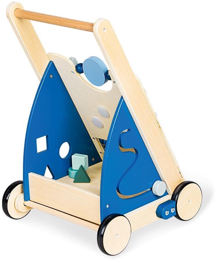 Pinolino® Lauflernwagen »Holzspielzeug, Titus, blau« bei OTTO