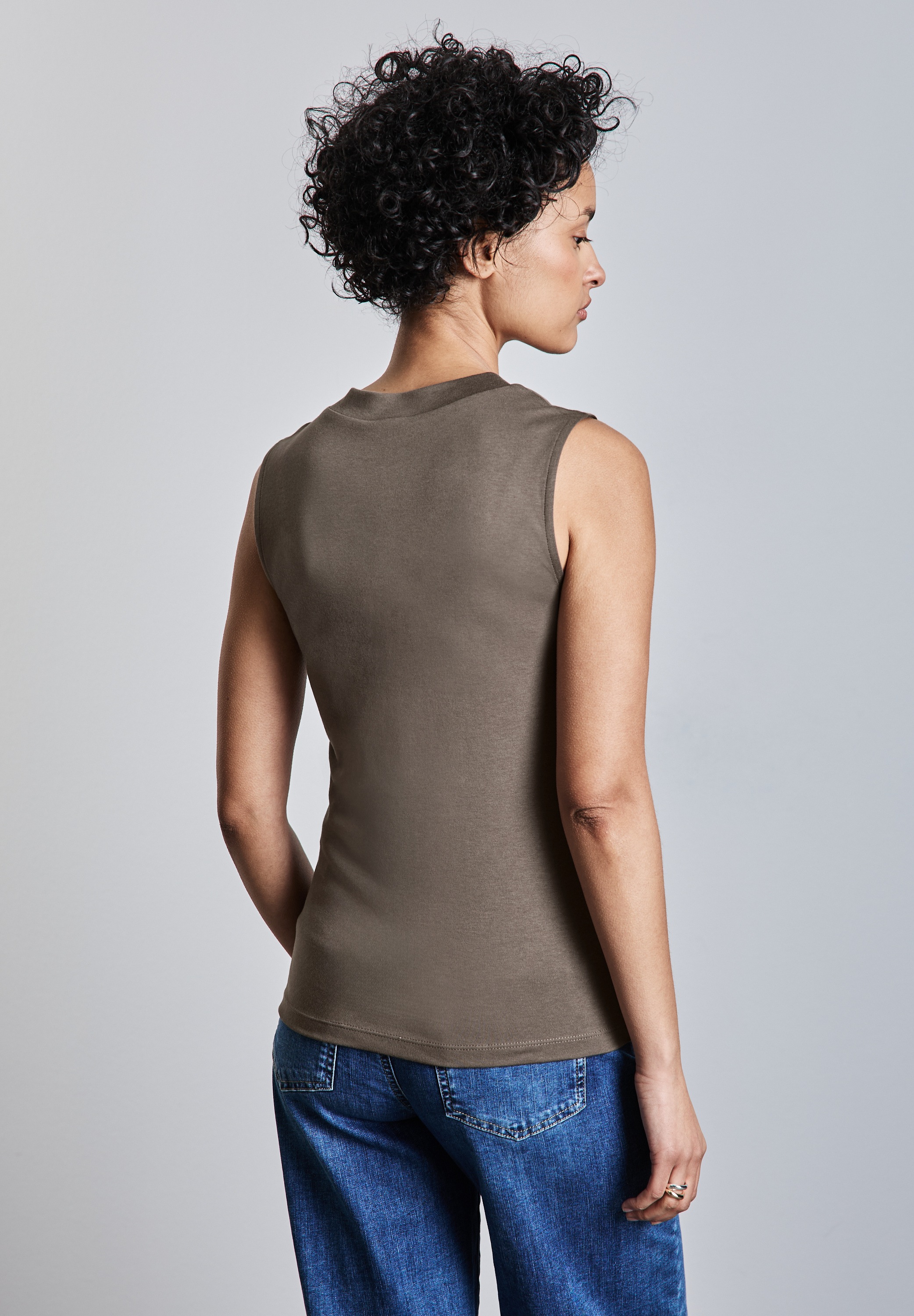 STREET ONE Shirttop, mit Rollkragen