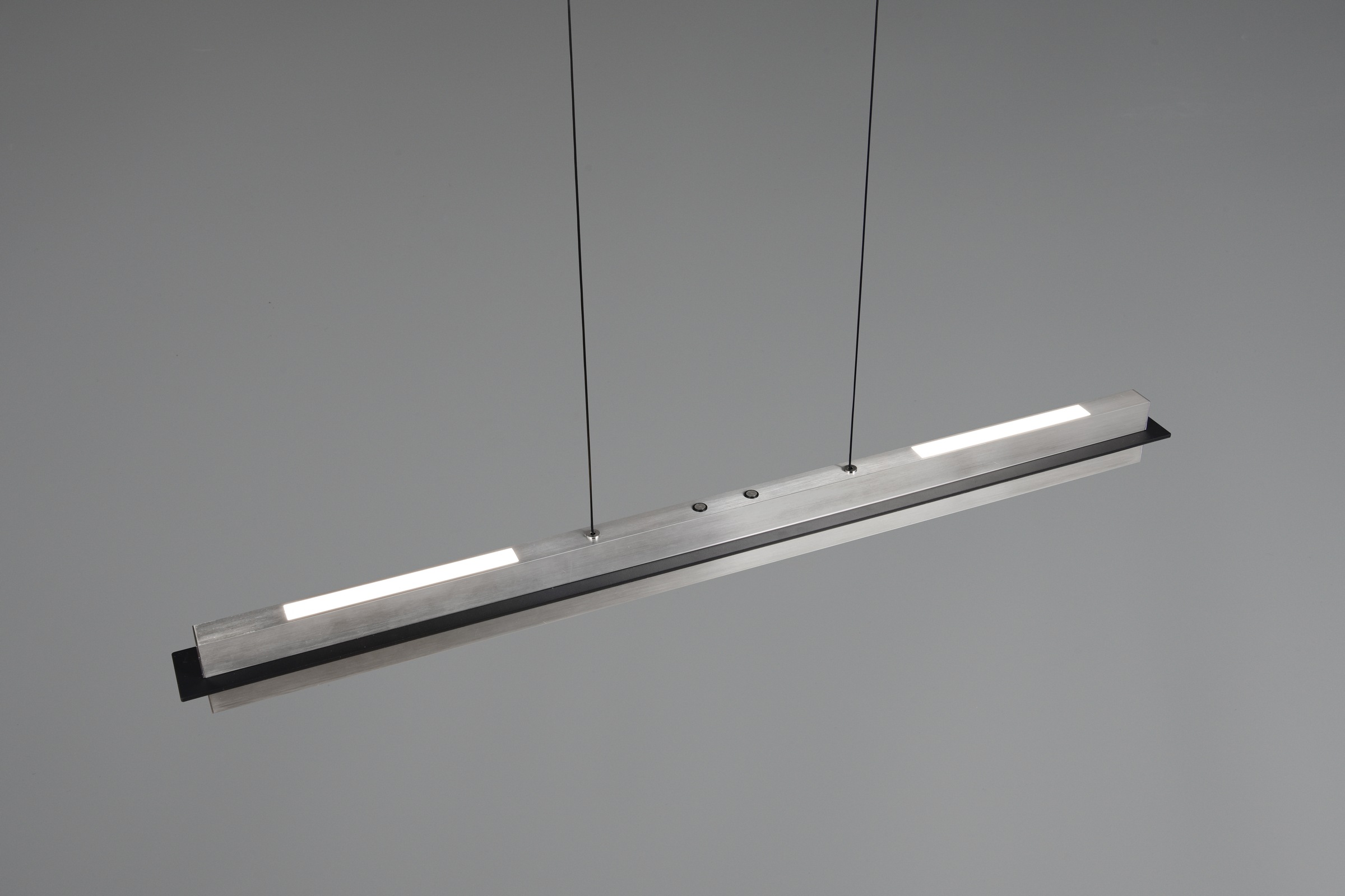 TRIO Leuchten LED Pendelleuchte »EMERSON, LED Hängeleuchte höhenverstellbar, 4-Stufen Touch Dimmer« LED-Board 1 Stk. Farbwechsler | warmweiß - kaltweiß Lichtfarbe einstellbar 2700-5000K warm- bis kaltweiß, Höhe max 150 cm