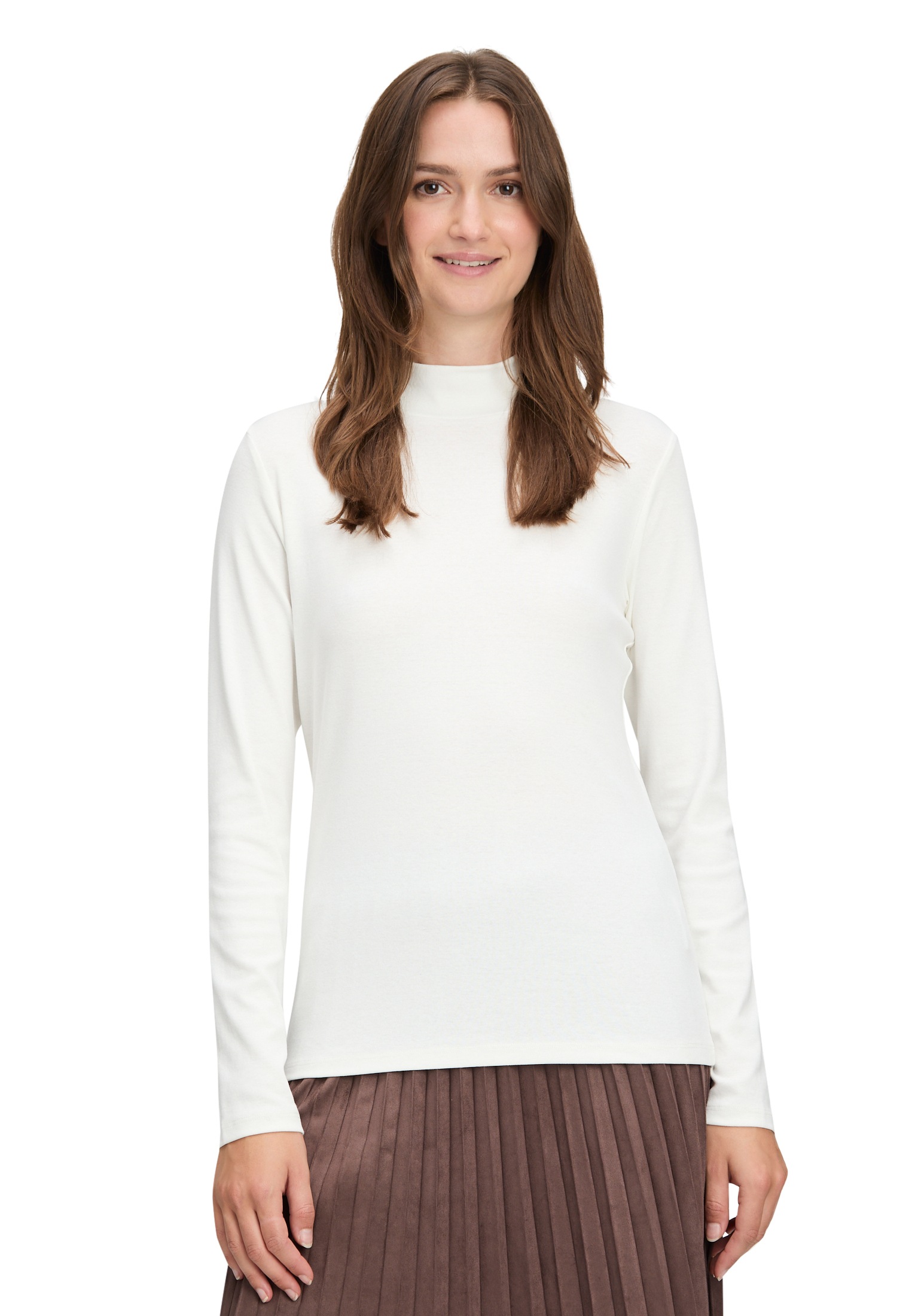 Cartoon Langarmshirt »Basic Shirt mit Kragen«
