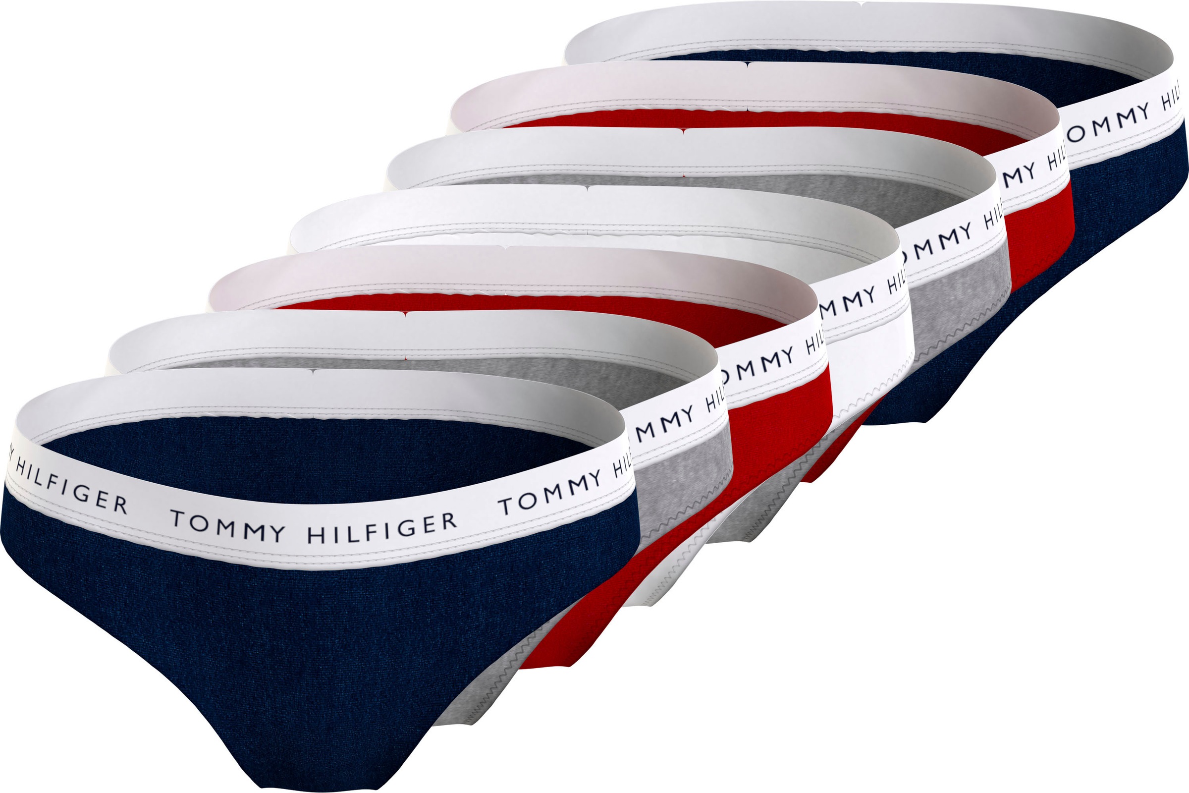 Tommy Hilfiger Underwear Bikinislip, Hilfiger mit Shop 7 (Packung, OTTO Online Tommy 7er-Pack), Logobund St., im