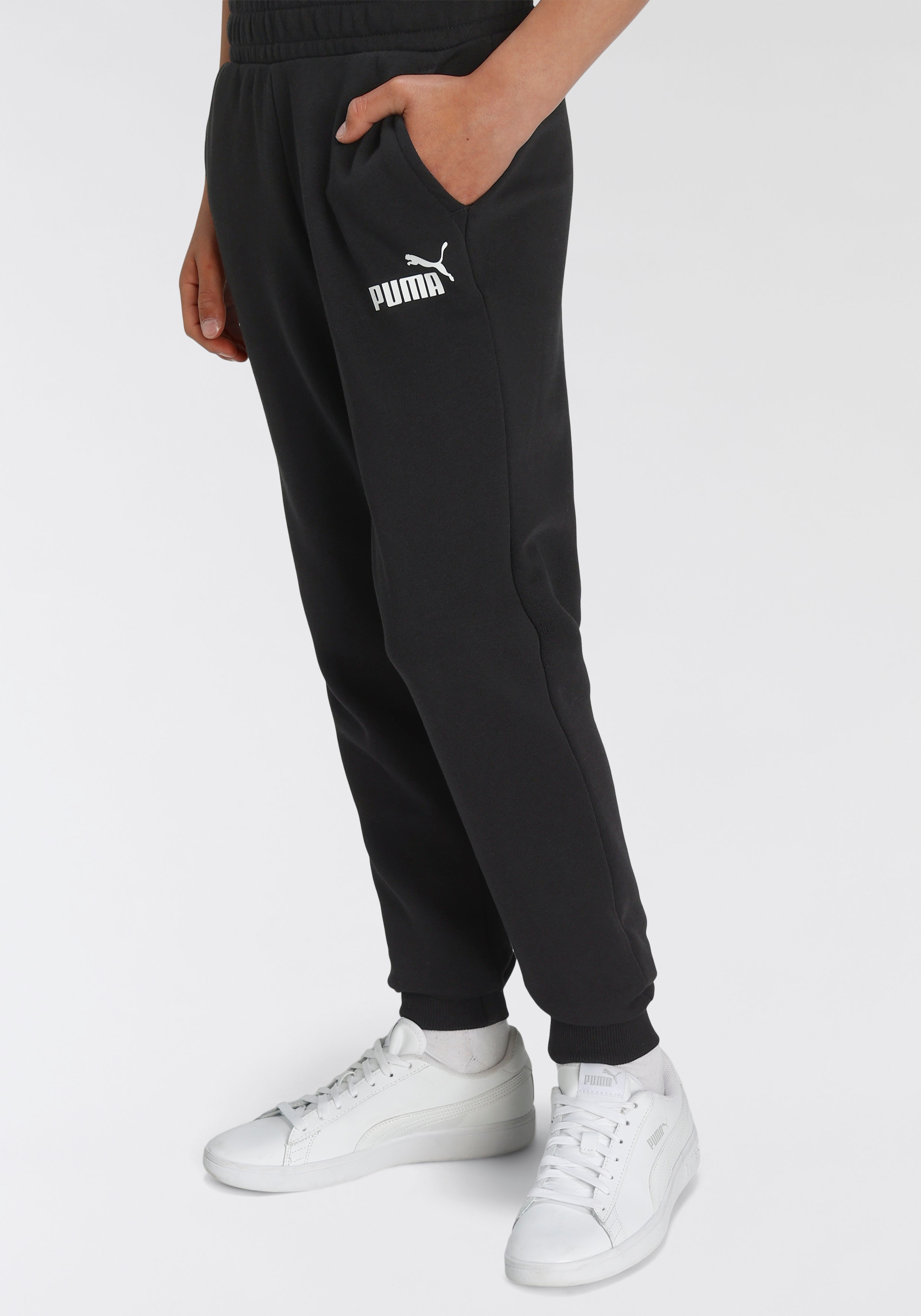 PUMA Trainingshose »ESS LOGO PANTS TR CL B«