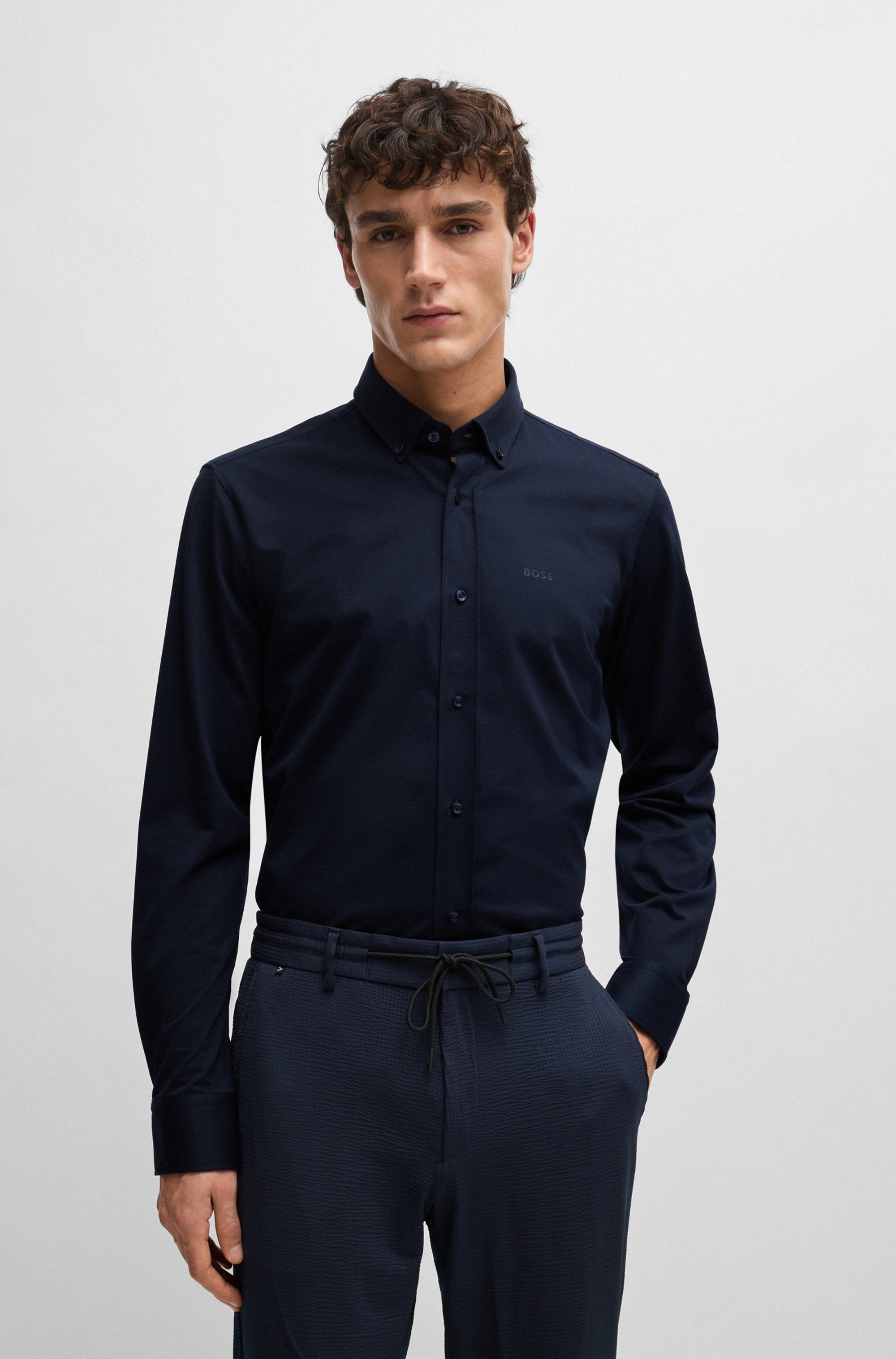 BOSS Businesshemd »JOE« mit Button-Down-Kragen, regular fit