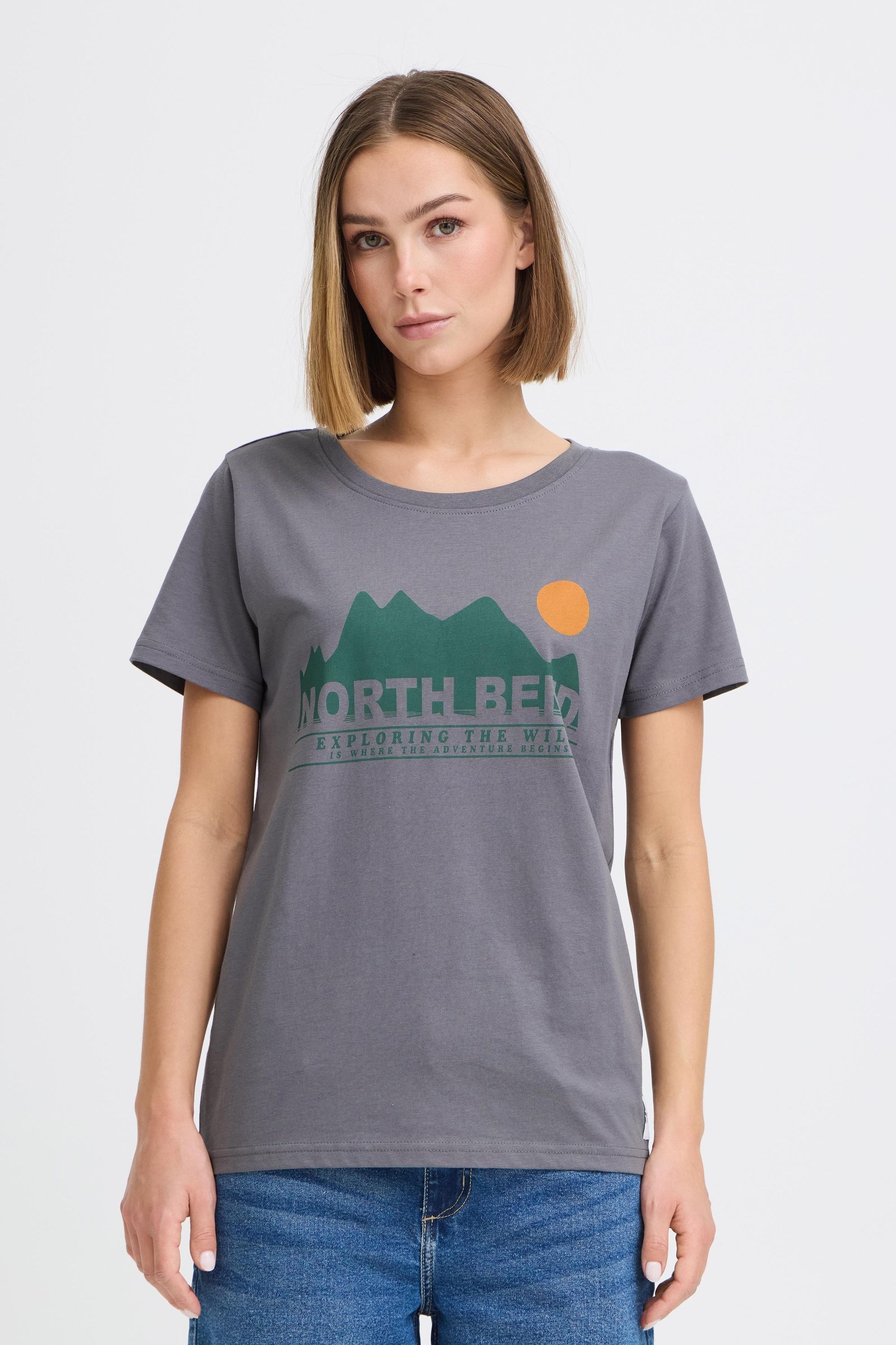 North Bend Rundhalsshirt »Rundhalsshirt NBCash«