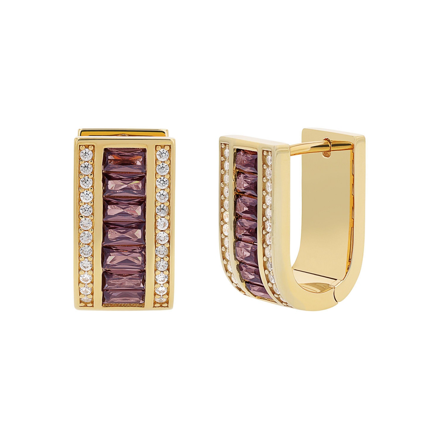 JOOP! Paar Creolen »Schmuck, Geschenk« mit Zirkonia (synth.)