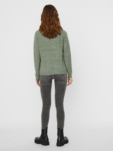 Vero Moda Rundhalspullover »VMDOFFY LS O-NECK BLOUSE GA NOOS«