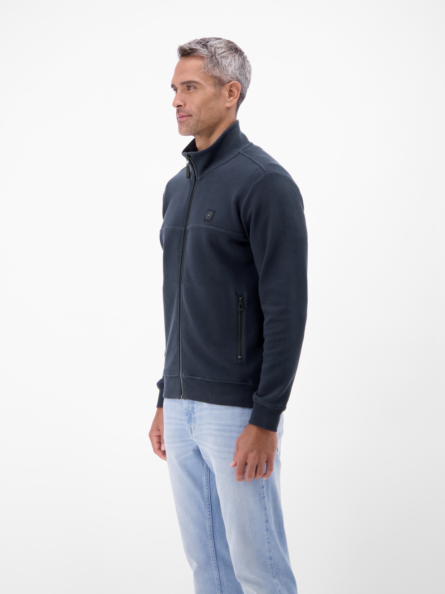 LERROS Sweatjacke »Sweatjacke aus Baumwollmix«