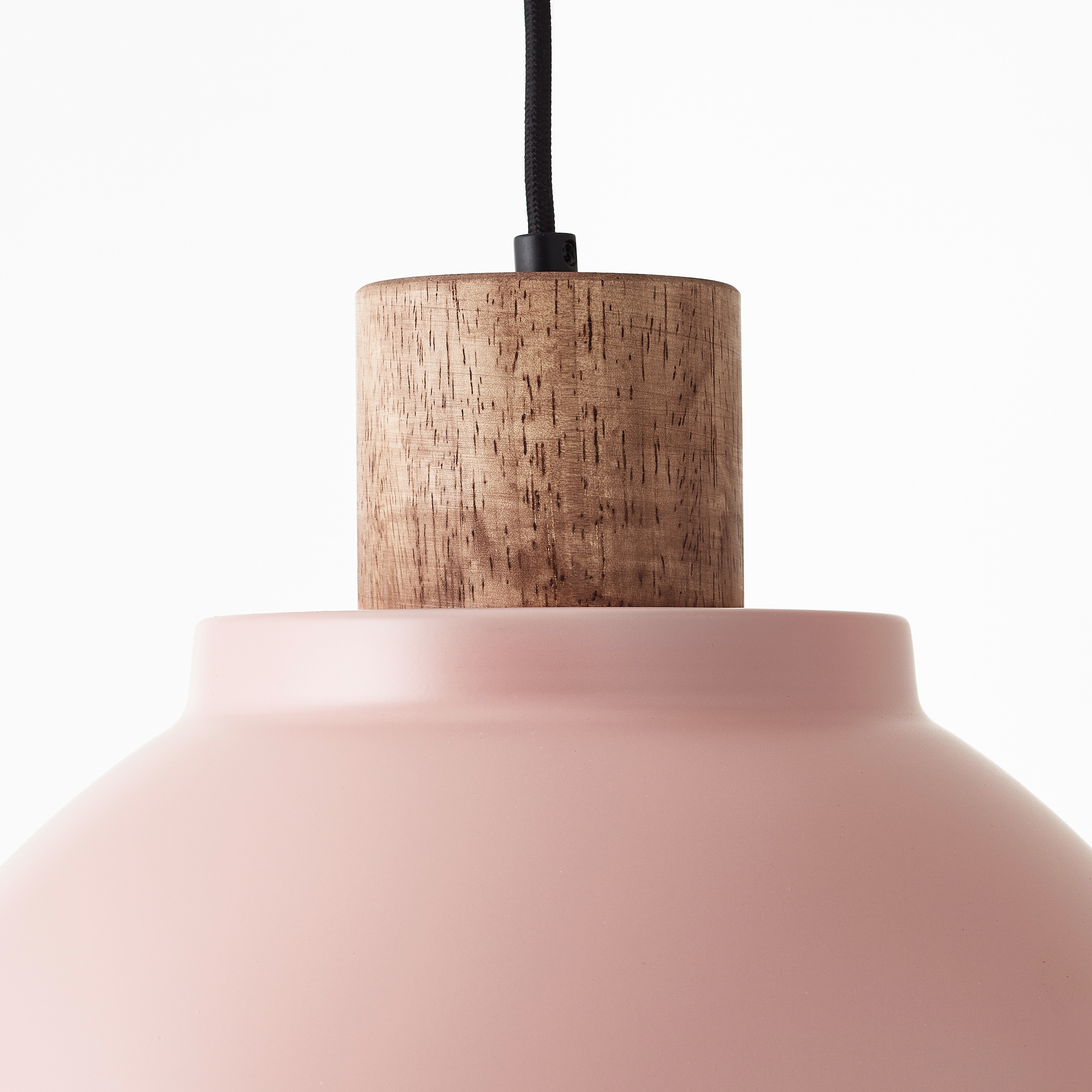 Brilliant Pendelleuchte »Erena«, 1 flammig, Leuchtmittel E27 | ohne Leuchtmittel, Höhe 120 cm, Ø 38 cm, E27, kürzbar, Metall/Holz