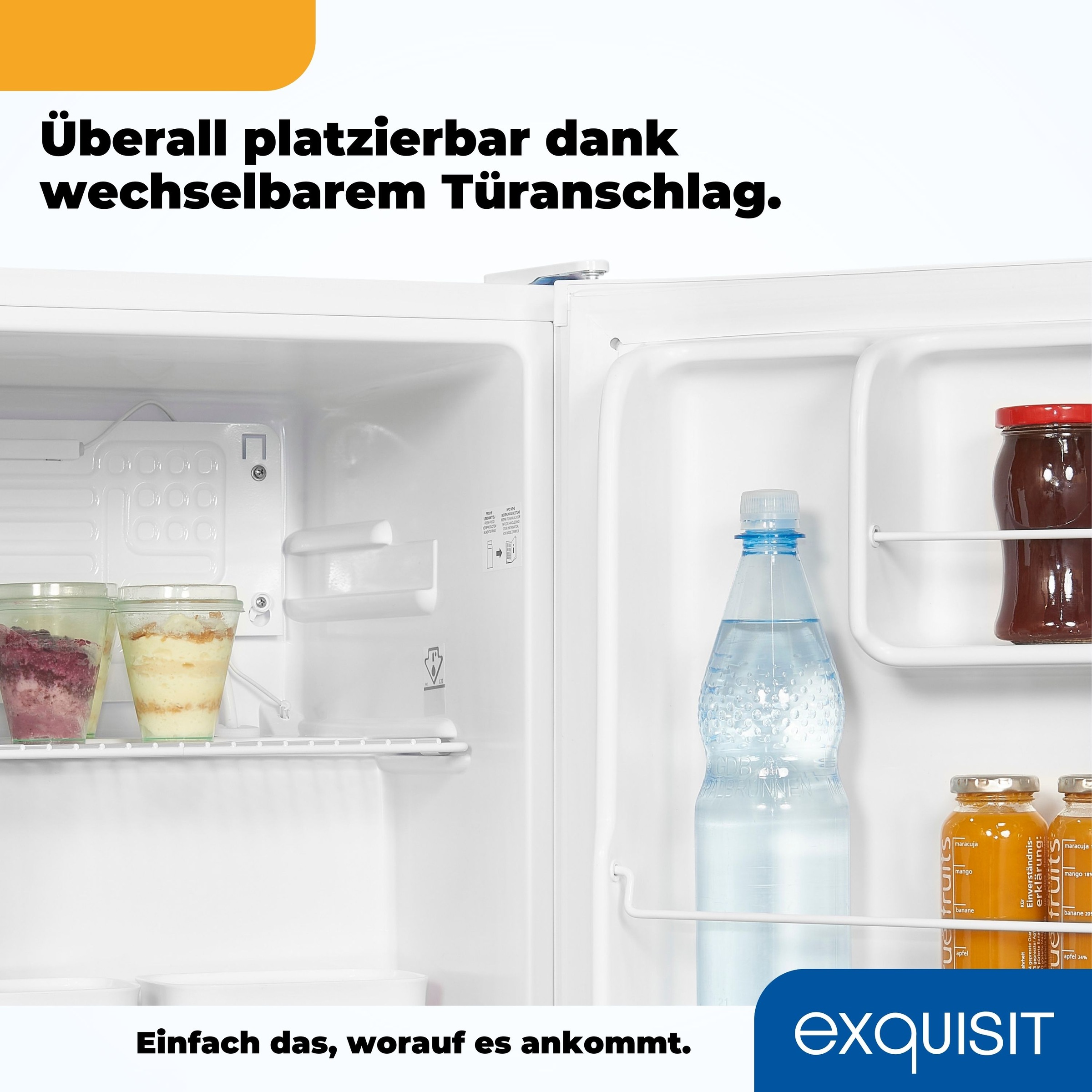 exquisit Kühlschrank »KB05-V-O040E weiss«