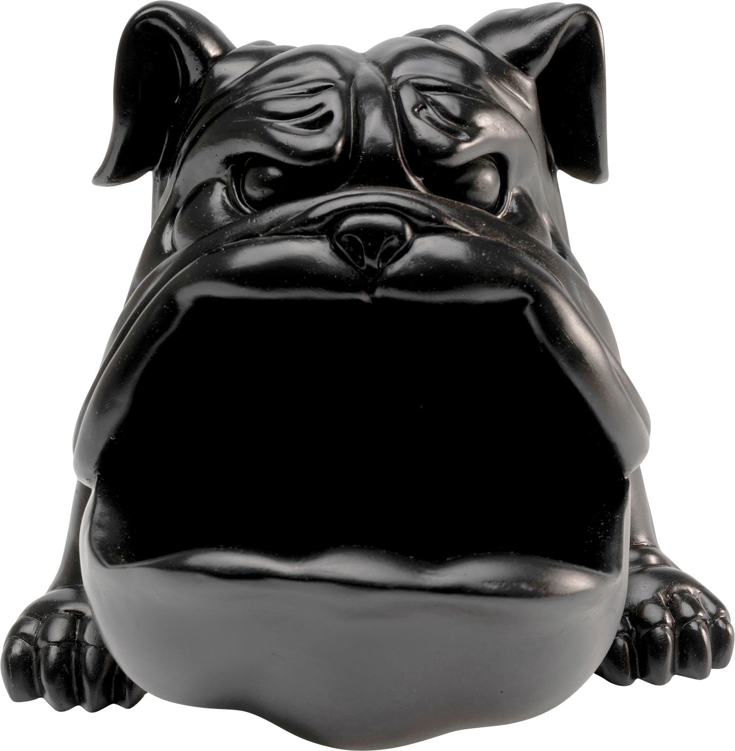 Kare Design Dekofigur »Hungry Dog Schwarz 37cm«