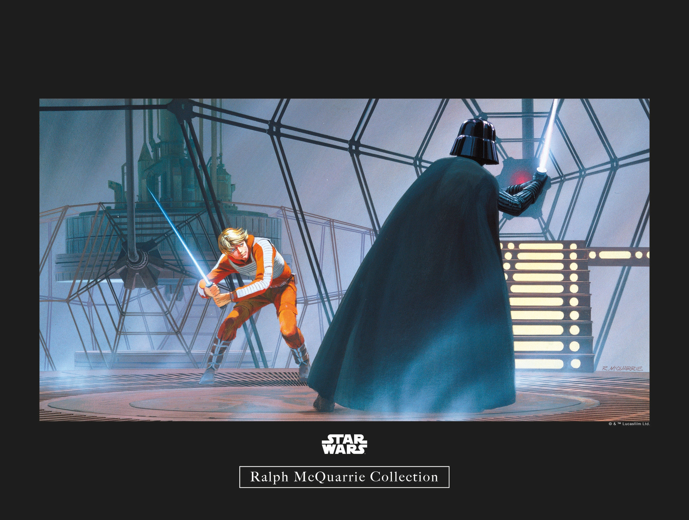 Poster »Star Wars Classic RMQ Vader Luke Carbonit Room«, Star Wars, (1 St.),...