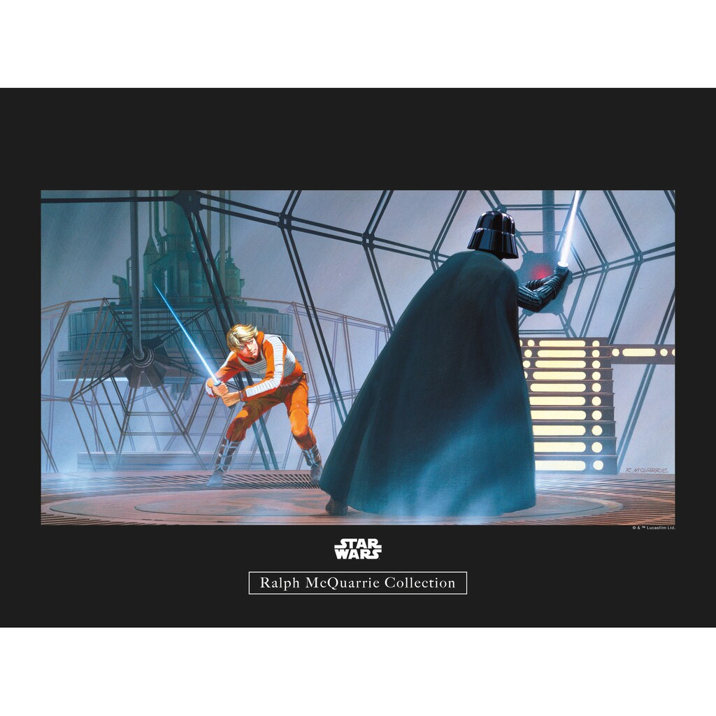 Komar Poster »Star Wars Classic RMQ Vader Luke Carbonit Room«, Star Wars, (1 St.)