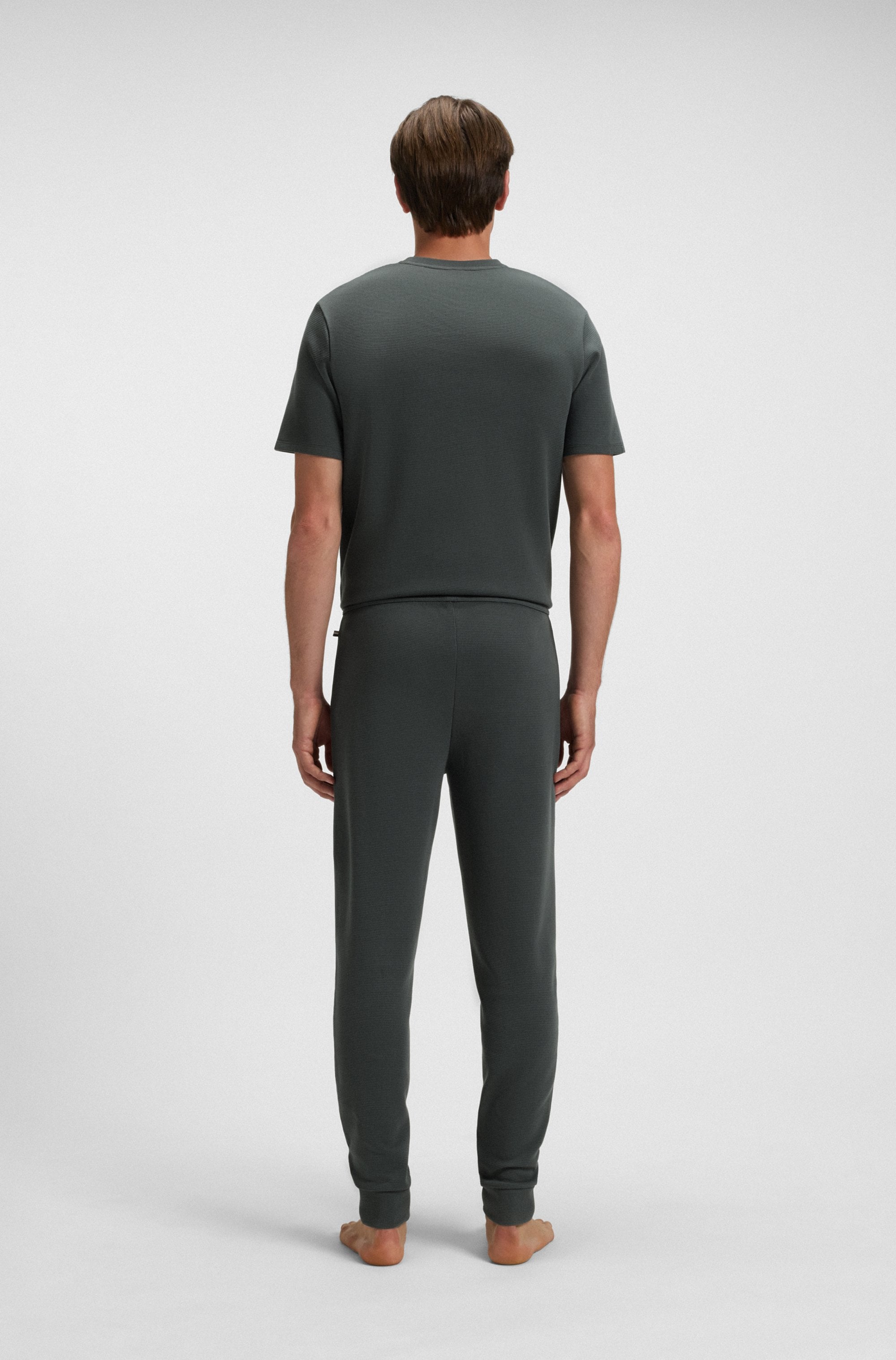 BOSS Pyjamahose »Waffle Pants Cuf«