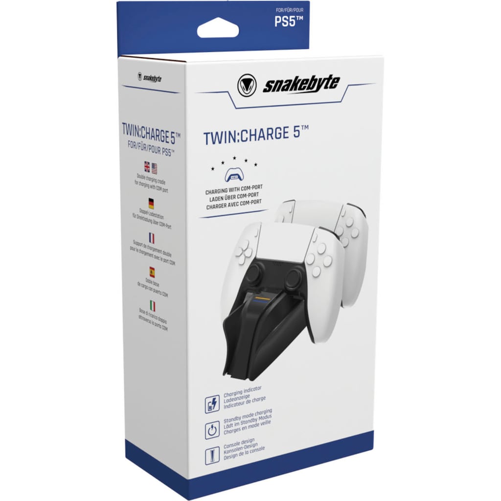 Snakebyte Controller-Ladestation »PS5 Twin:Charge 5«