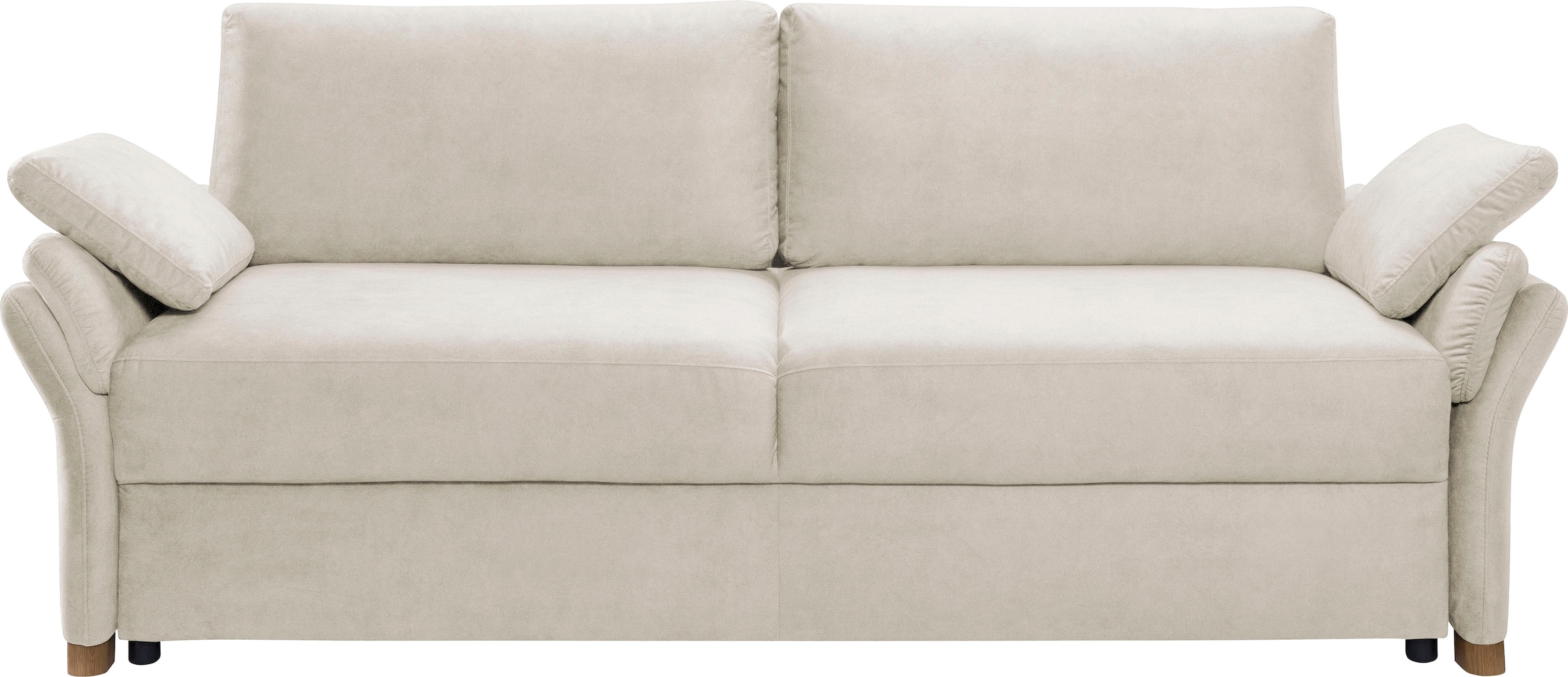 exxpo - sofa fashion 3-Sitzer »Kentt hochwertiger Sitzaufbau für hohen Sitzkomfort, bequeme Armlehnen«, inkl. Boxspring/Federkern-Polsterung, Bettfunktion und Bettkasten