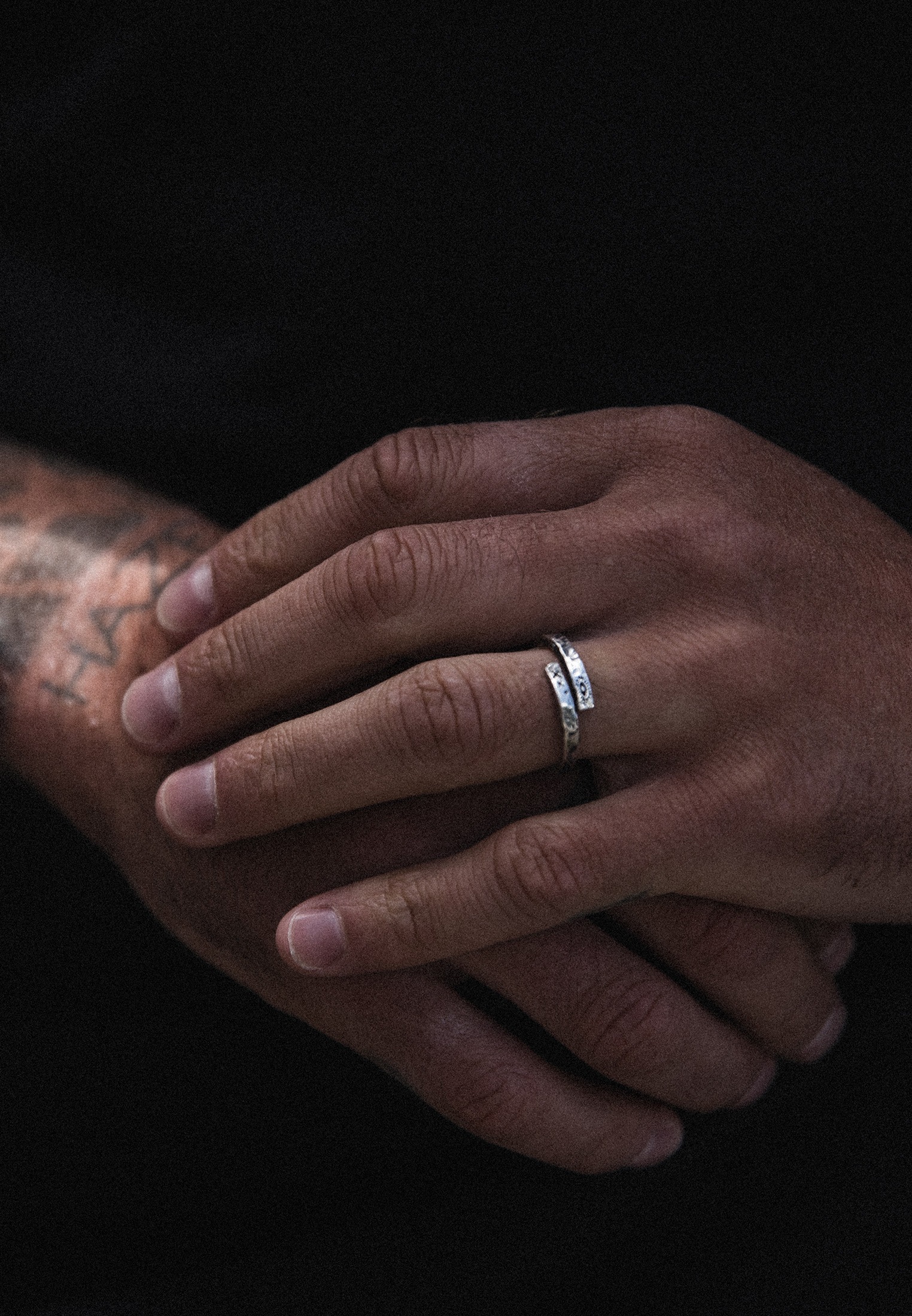 HAZE & GLORY Silberring »Ring Herren - Twisted Eye 925 Silber«