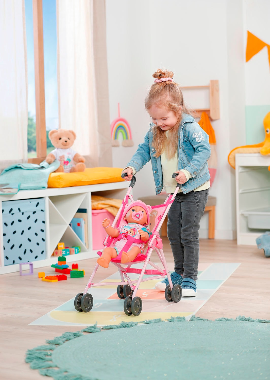 Baby Born Puppenbuggy »Teddy-Design«, mit Tasche