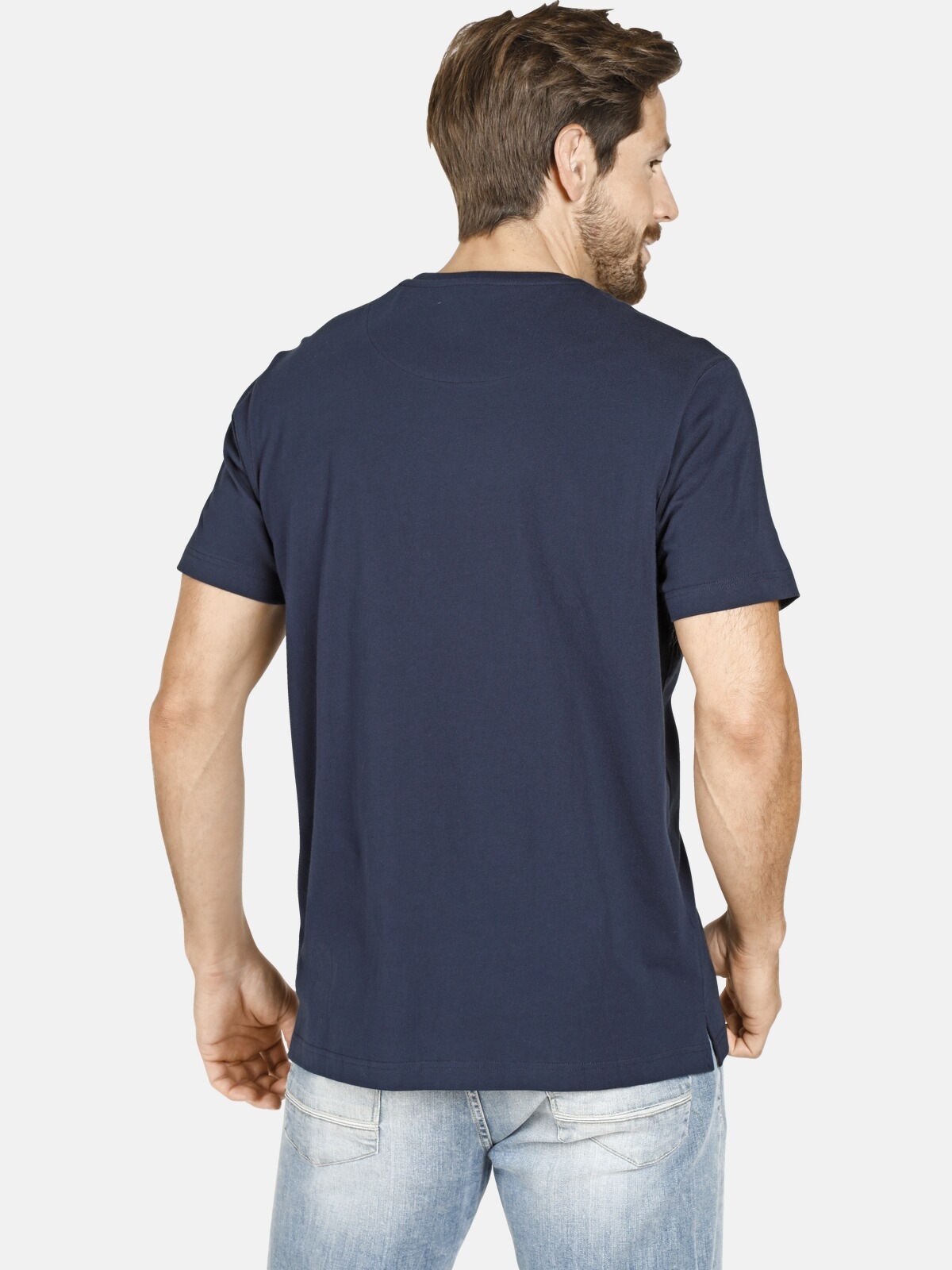 Jan Vanderstorm T-Shirt »Doppelpack T-Shirt ERKE«, (2 tlg.), reine Baumwolle (2er-Pack)