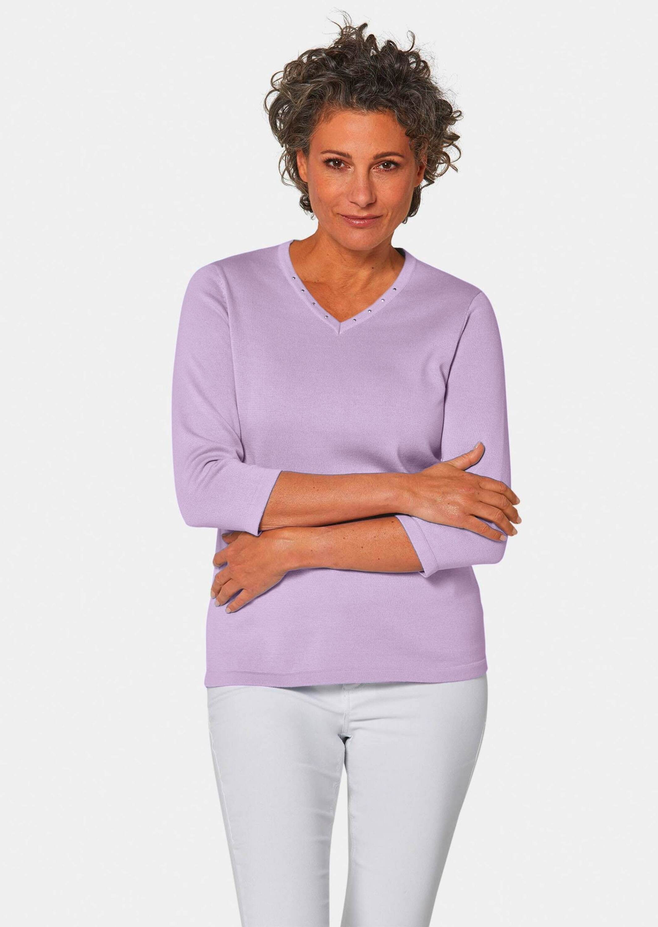 GOLDNER Rundhalspullover »Pullover in hochwertiger Qualität«