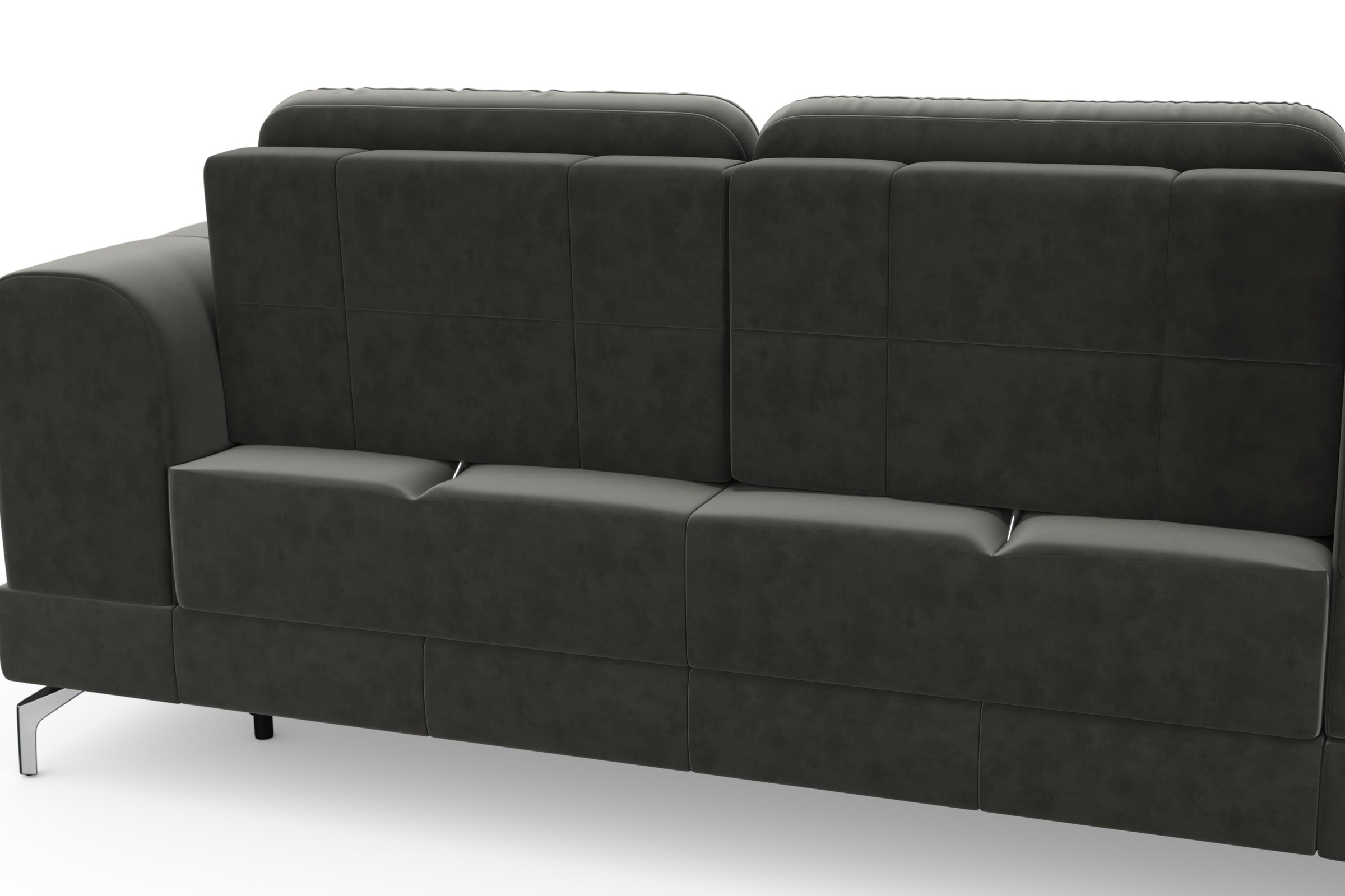 sit&more Ecksofa »Bendigo L-Form« inklusive Sitztiefenverstellung, Bodenfreiheit 12 cm, in 2 Fußfarben