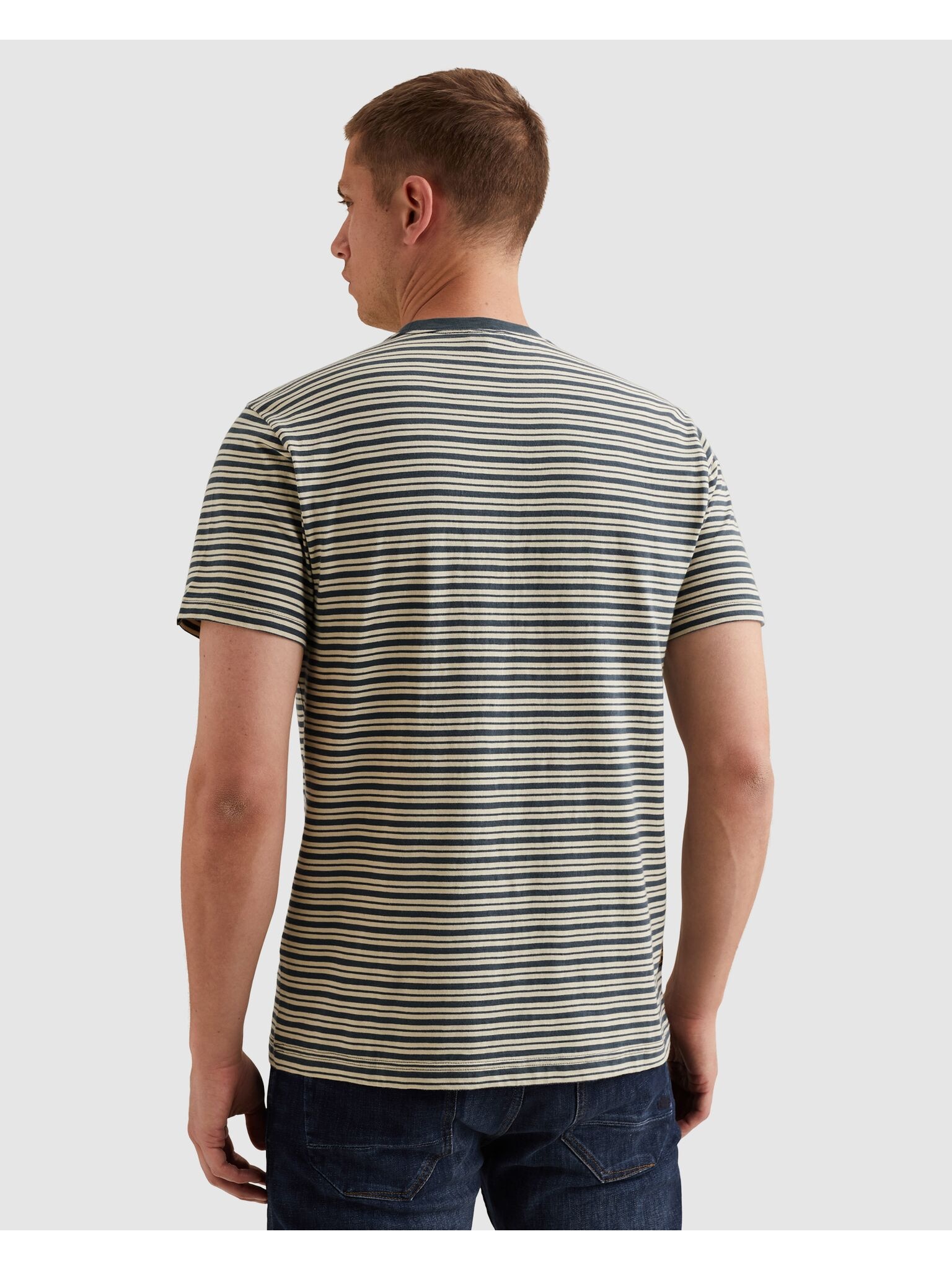 PME LEGEND T-Shirt »T-shirt RH yd stripe jersey« PME-Logo-Stickerei im Brustbereich