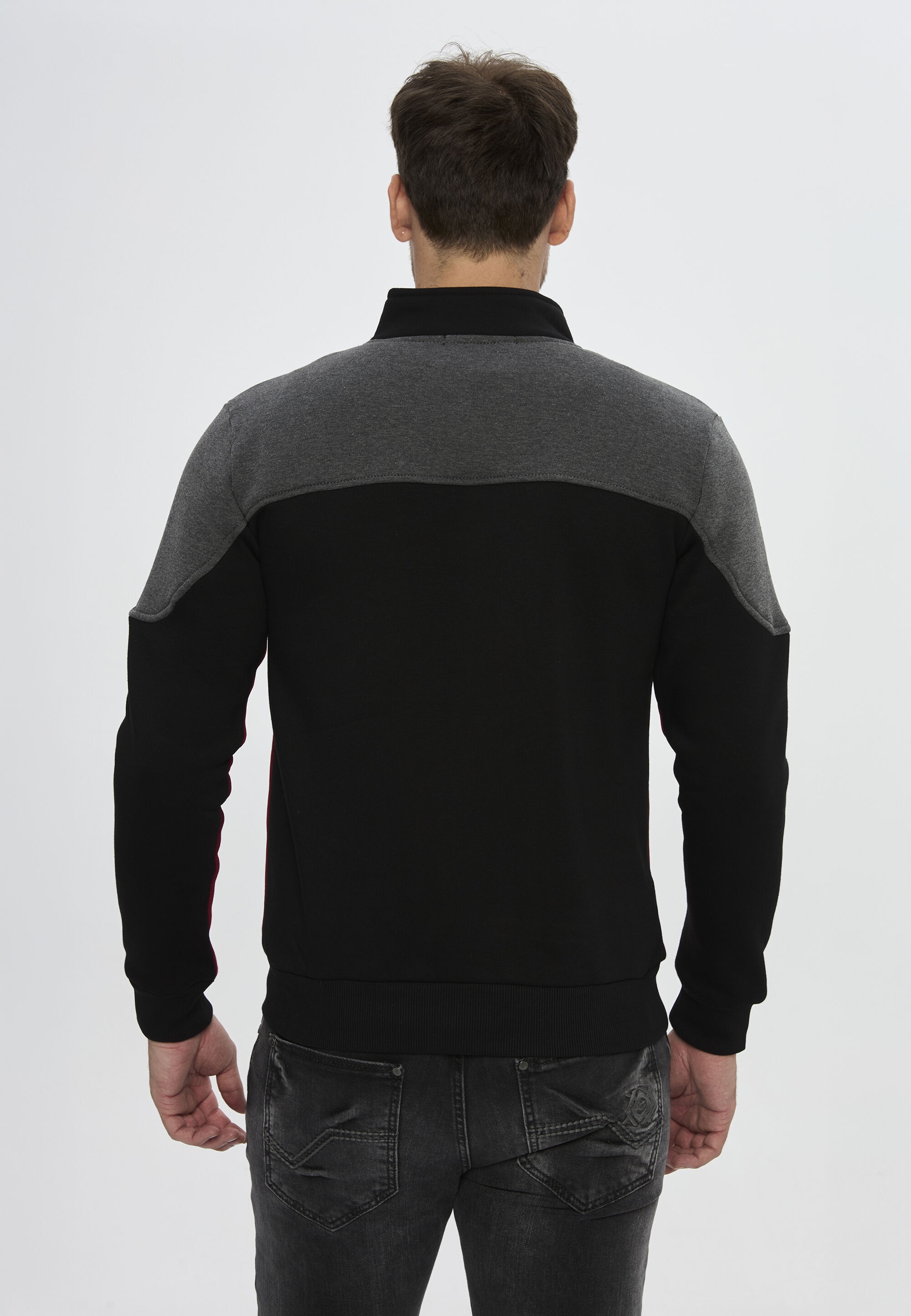 Cipo & Baxx Sweatjacke »Cipo & Baxx Sweatjacke« mit Stehkragen
