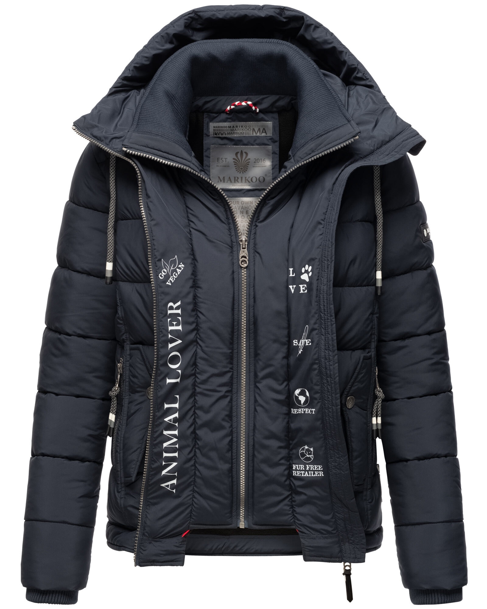 Marikoo Outdoorjacke »Marikoo Taisaa Princess Damen Steppjacke B940«