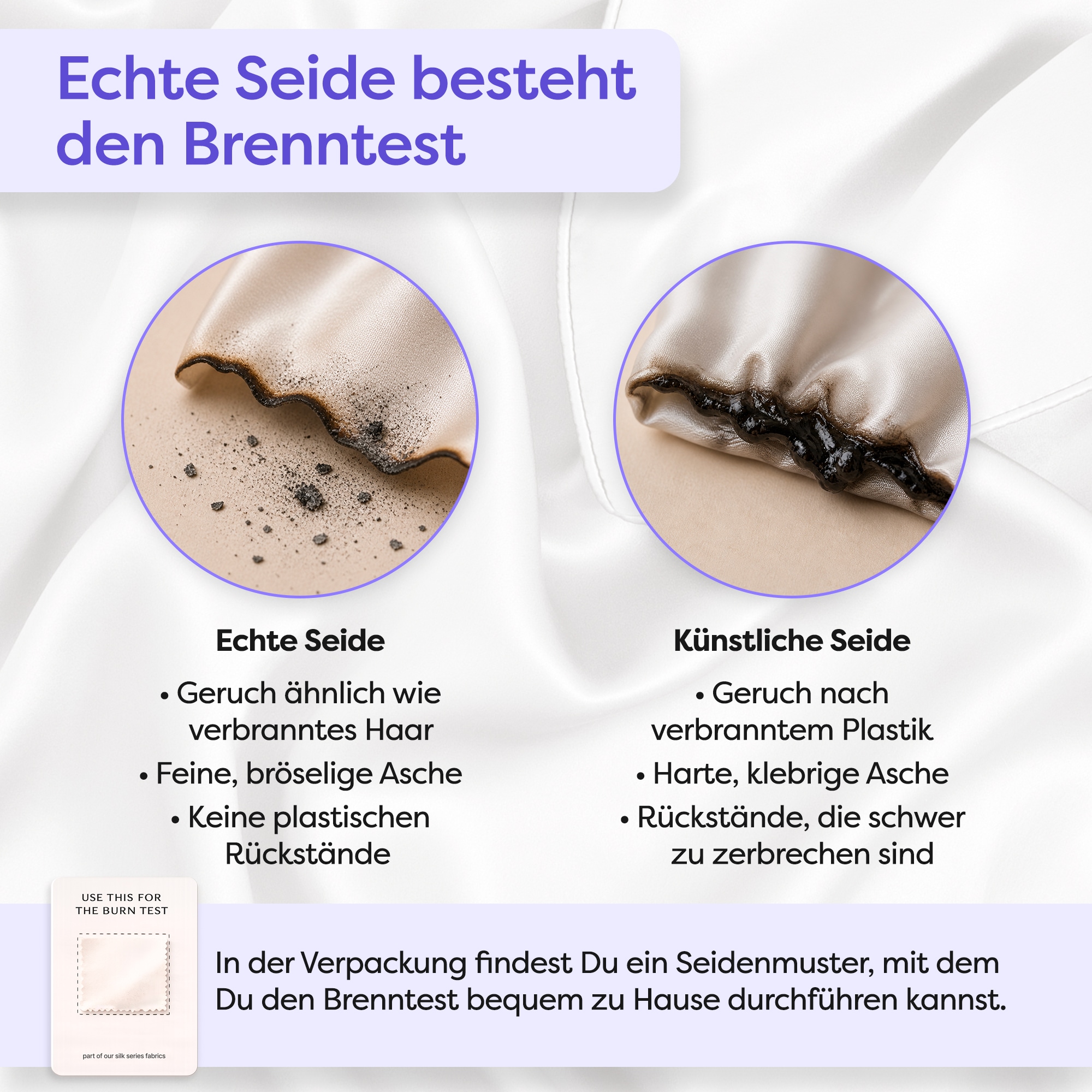 Wolkenfeld Kissenbezug »Seidenkissenbezug 100 % Maulbeerseide, 22 Momme, 6A, 40x80, OEKO-TEX« Sanft zu Haut und Haar, mit verdecktem Hotelverschluss & Geschenkbox