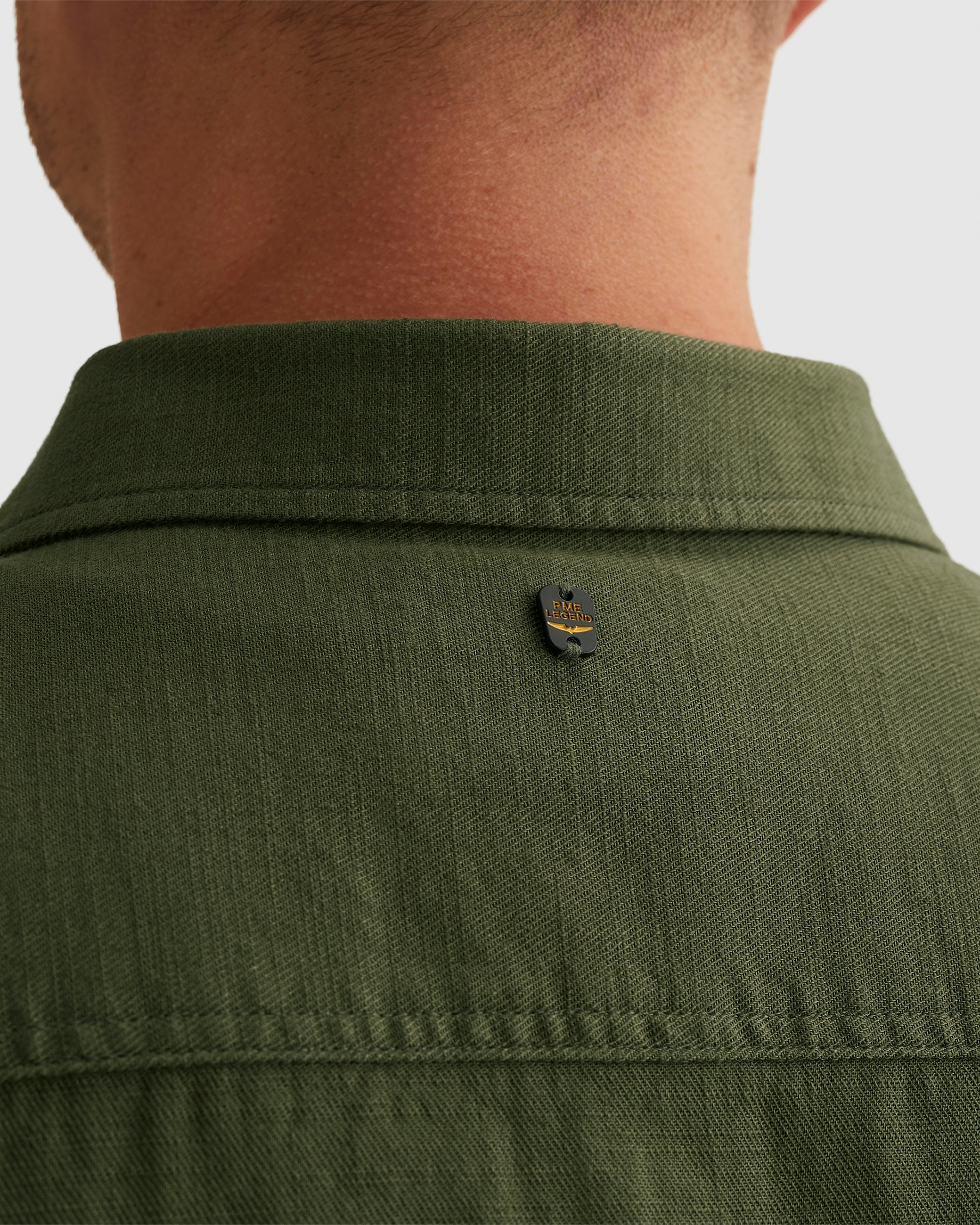 PME LEGEND Kurzarmhemd mit leicht abgerundetem Saum