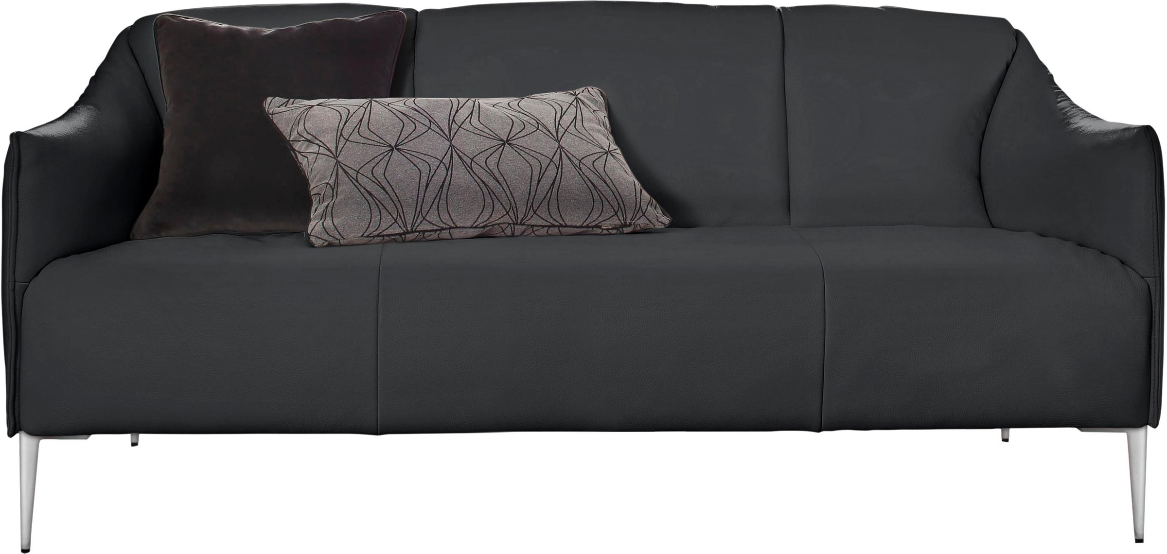 W.SCHILLIG 2,5-Sitzer »sally«, mit Metallfüßen in Chrom glänzend, Breite 174 cm