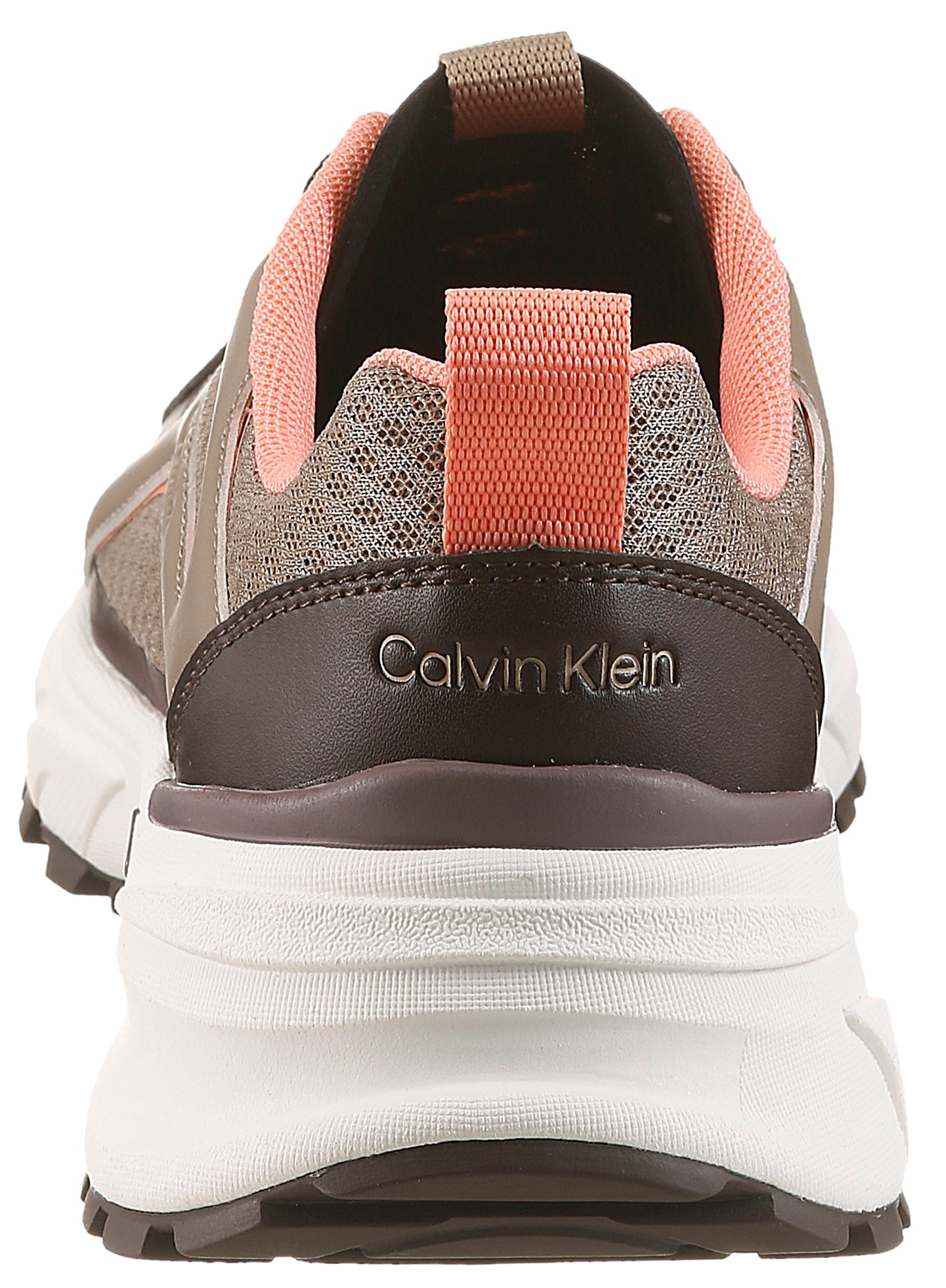 Calvin Klein Plateausneaker »HIKE RUN CKSTRIPE MESH«  Schnürschuh, Halbschuh, Freizeitsneaker mit Logo-Schriftzug