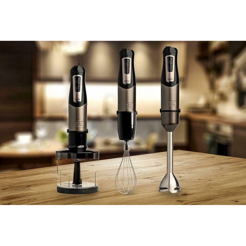 Black + Decker Stabmixer »BXHBA1000E«, 1000 W