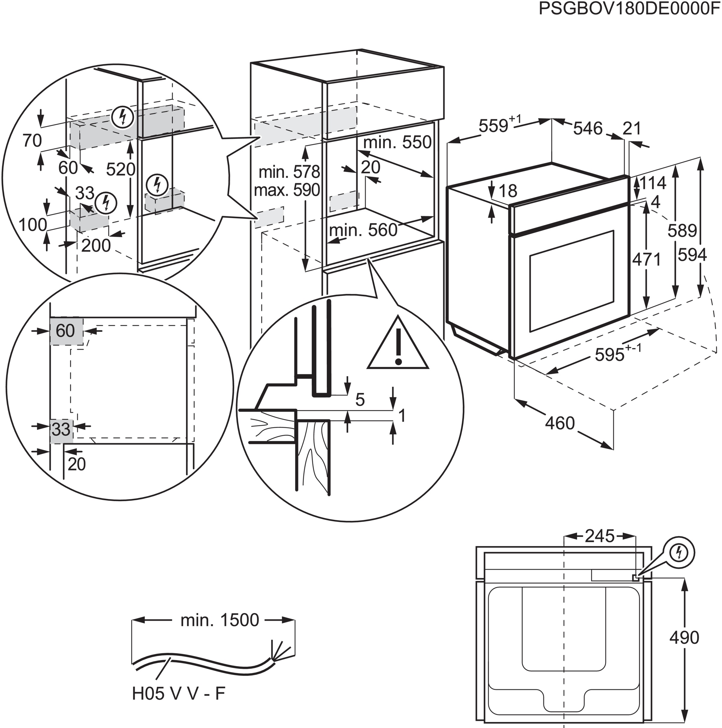 AEG Einbaubackofen Serie 9000 »BSE792220B«, mit Vollauszug, Steam Clean, SteamPro - Dampf- und Sous Vide-Garen, Kerntemperatursensor, Touch