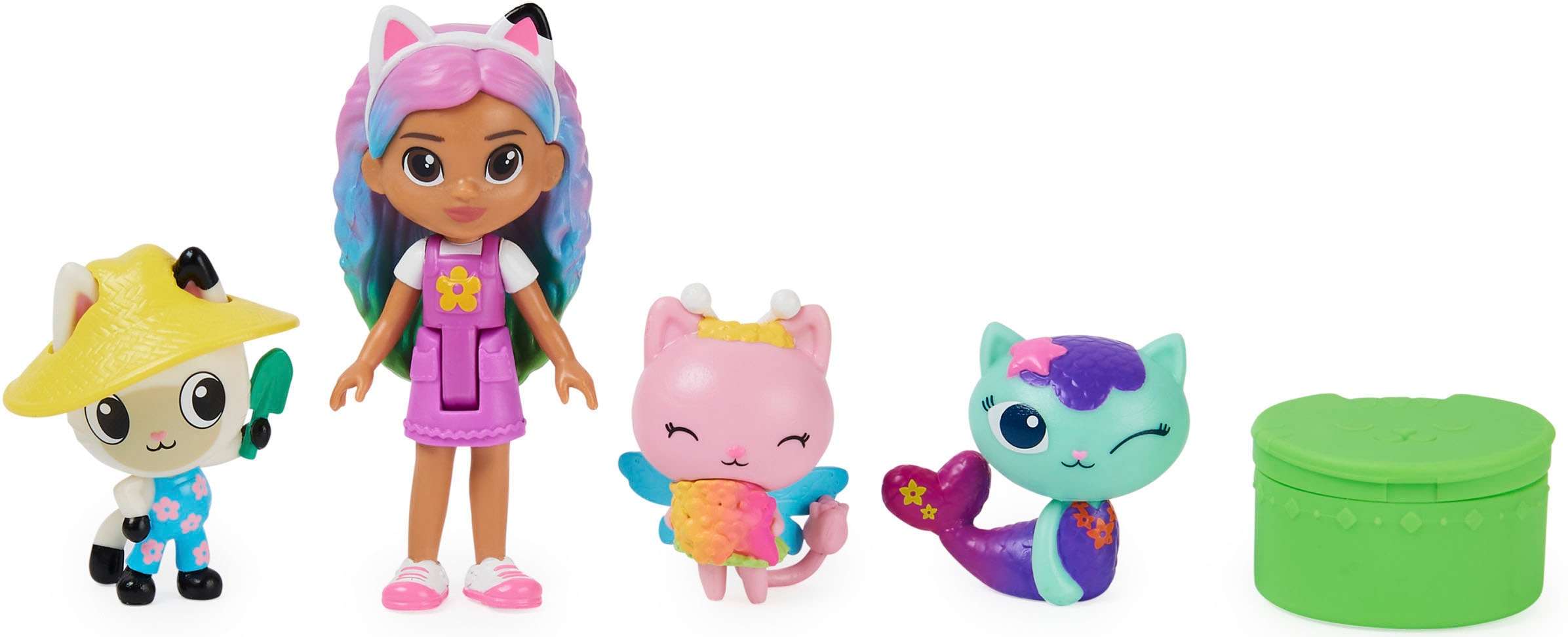Spin Master Spielfigur »Gabby‘s Dollhouse, Regenbogen Figuren im Set«, (Set)