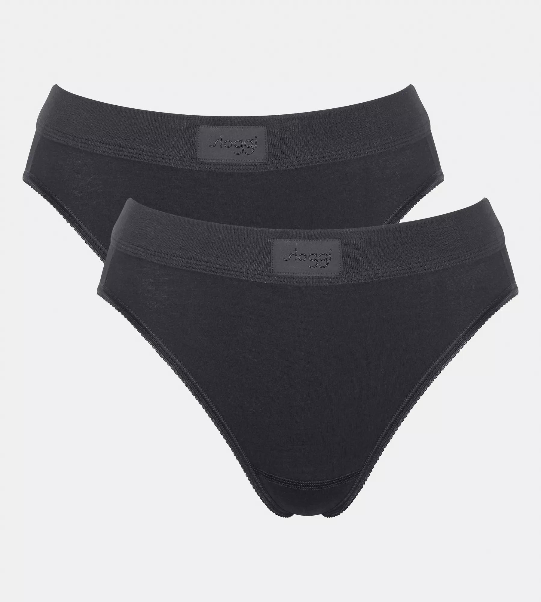 sloggi Tai-Slip »Double Comfort T« 2er Pack,  elastischer nahtloser Bund, hoher Beinausschnitt