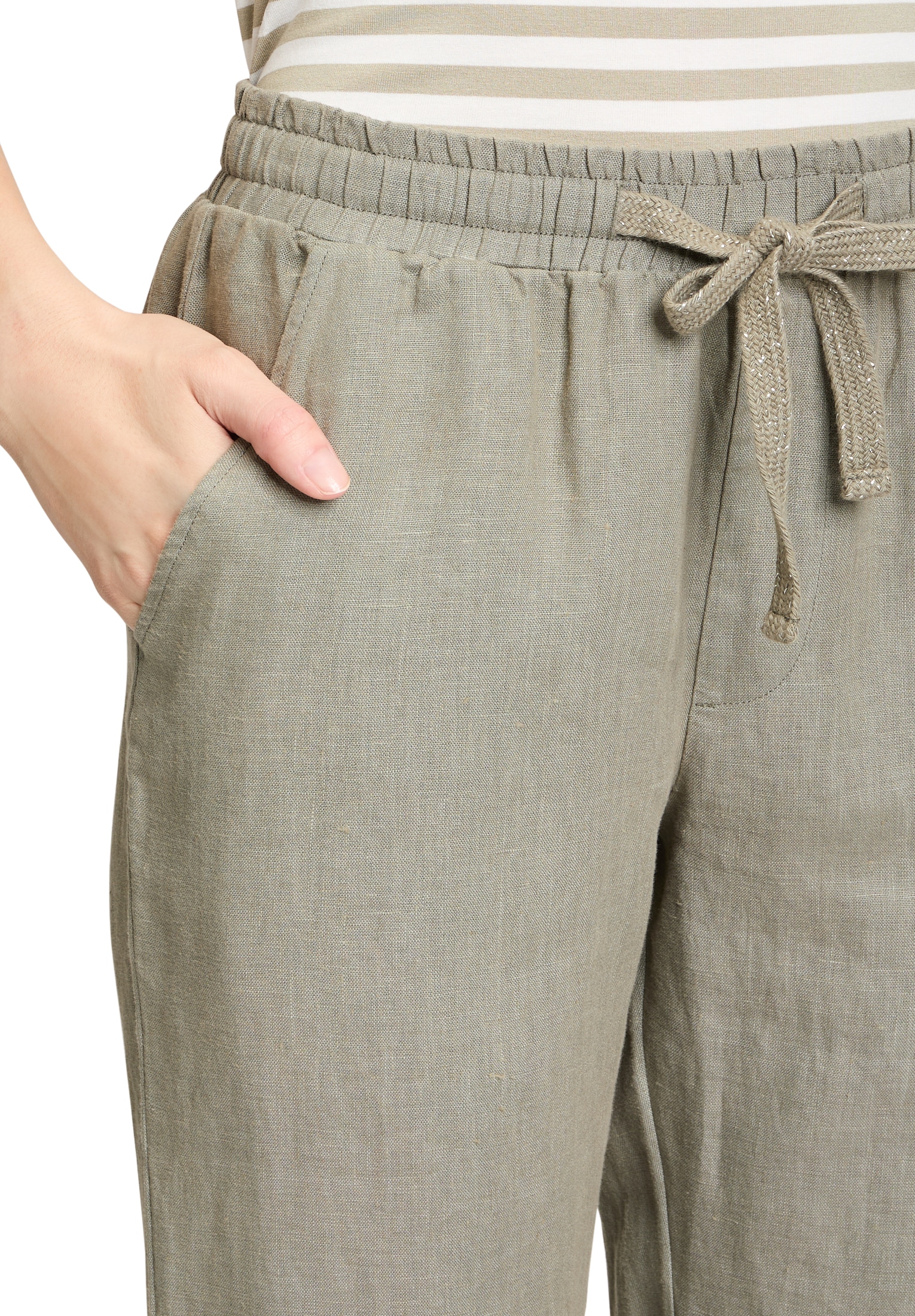 Cartoon Leinenhose »Leinenhose unifarben«