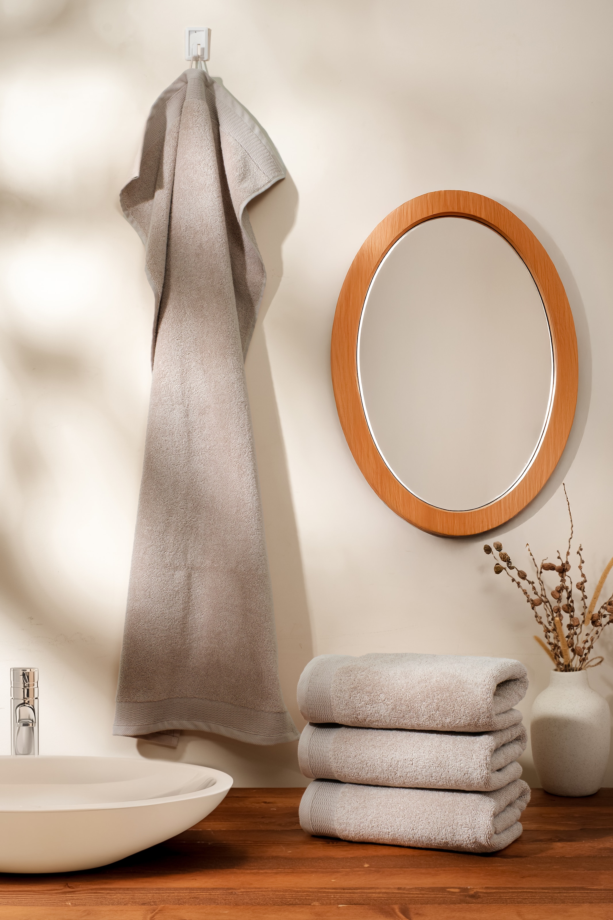 OTTO home Handtücher »Fenya, flauschig und weich, Premium Handtücher 550gr/m²« mit Bordüre, Set, 100% Baumwolle, Hotel-Qualität, 5 Jahre Garantie