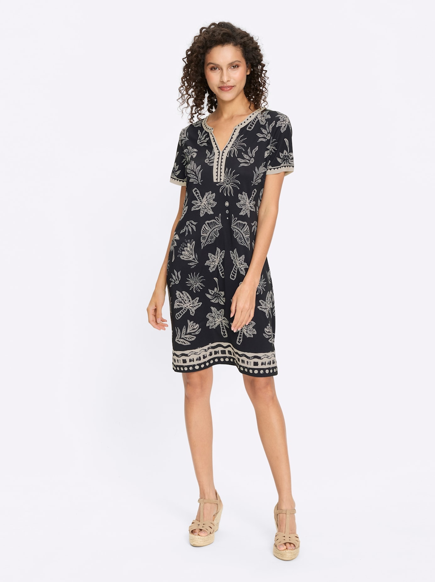 heine Jerseykleid »Jersey-Kleid« Nahttasche