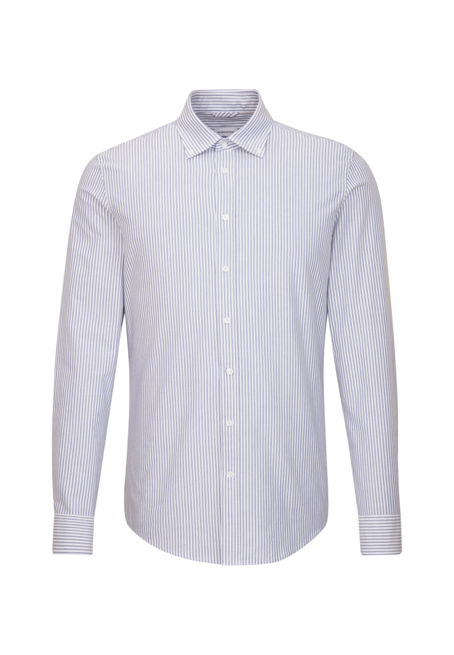 seidensticker Businesshemd »Slim«, Slim Langarm Button-Down-Kragen Streifen
