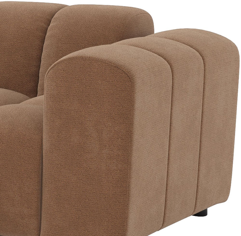 OTTO home Ecksofa »Rocco L-Form, B: 248 cm, modernes Bubble-Sofa, großzügiger Sitzkomfort« Wohnlandschaft-Charakter, frei stellbar, modernes Design